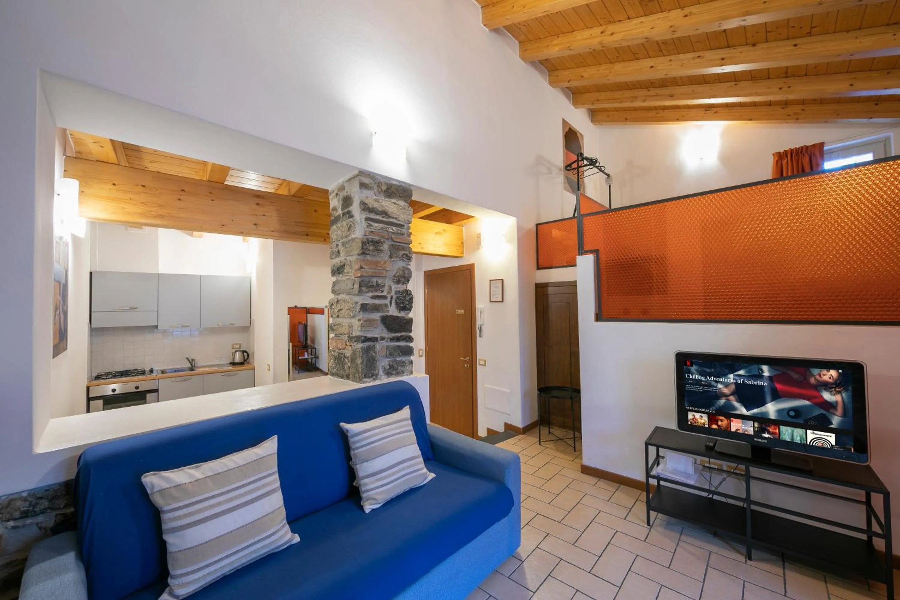 Seating area in Le Stanze del Lago Apartments