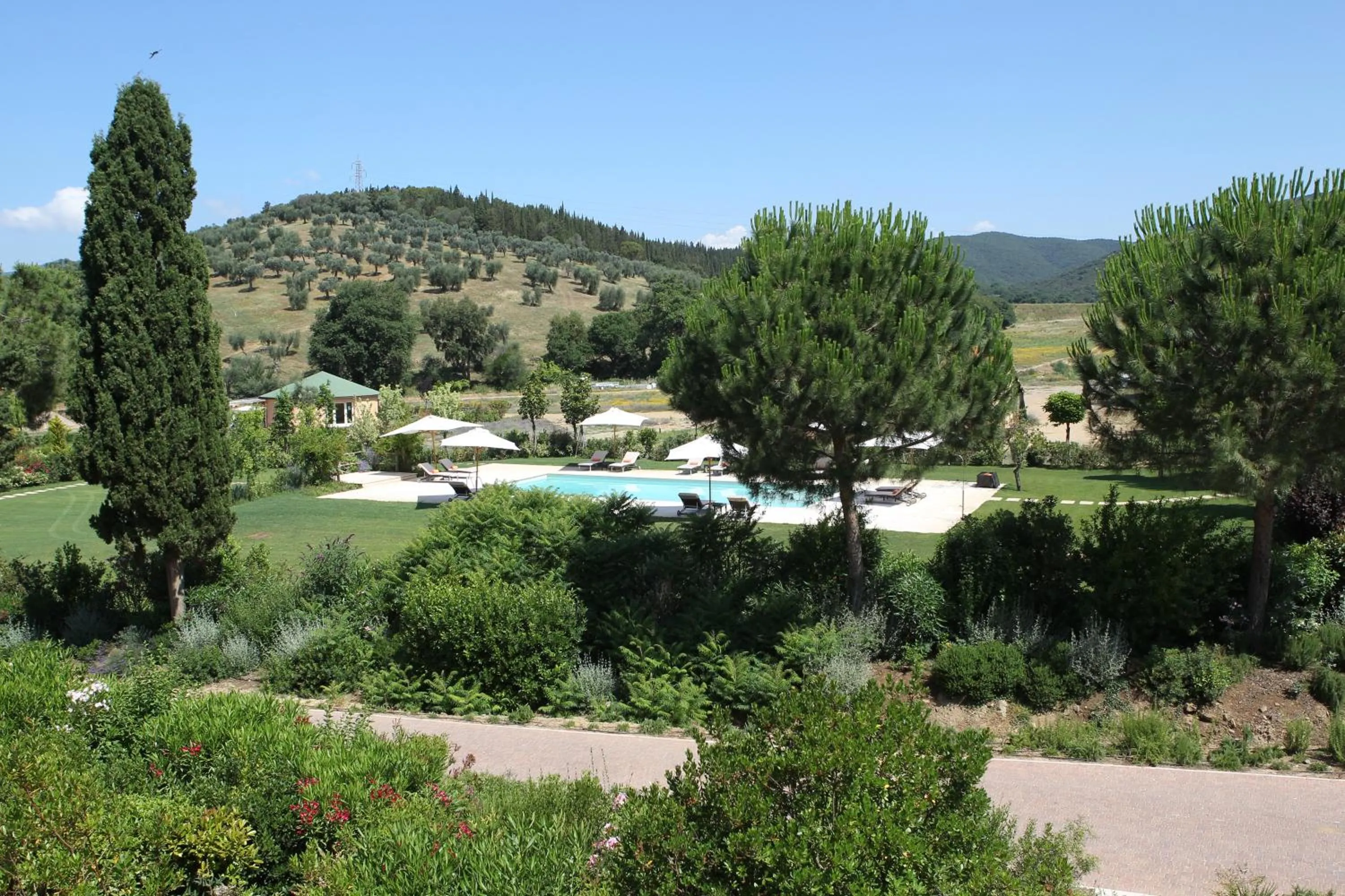 Garden in L'Andana Tenuta La Badiola
