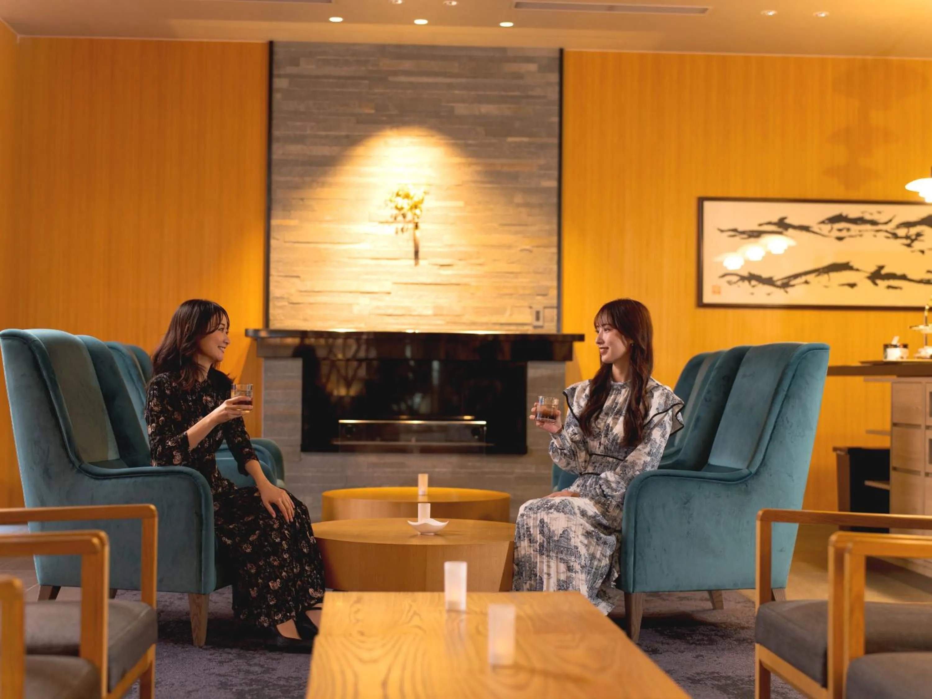 Lounge or bar in Kumano-bettei Nakanoshima