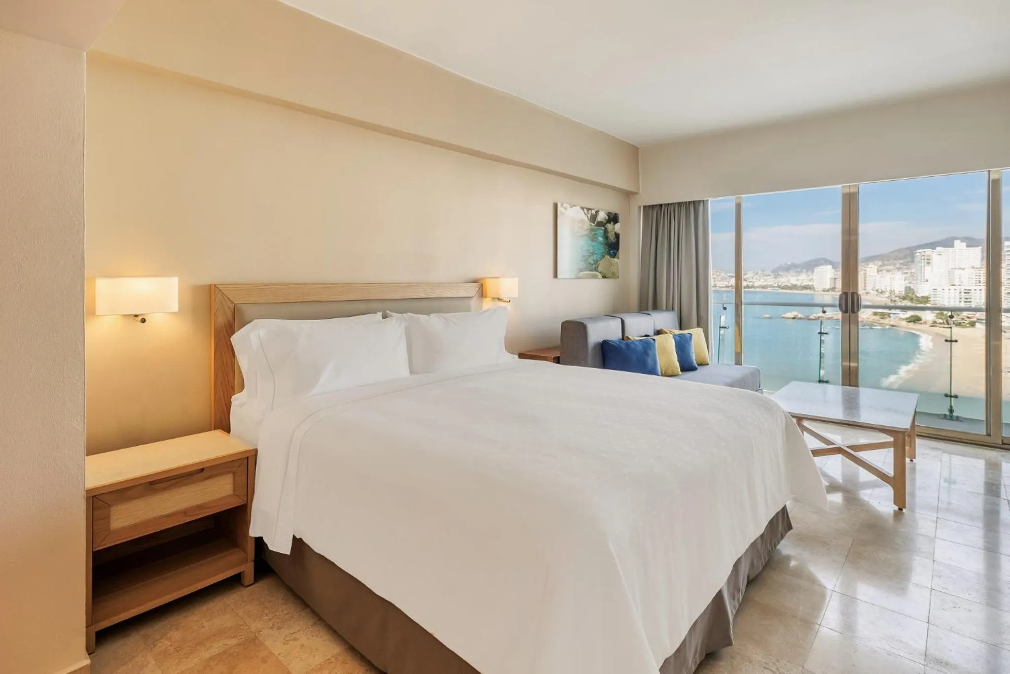 Photo of the whole room, Bed in Fiesta Americana Acapulco Villas