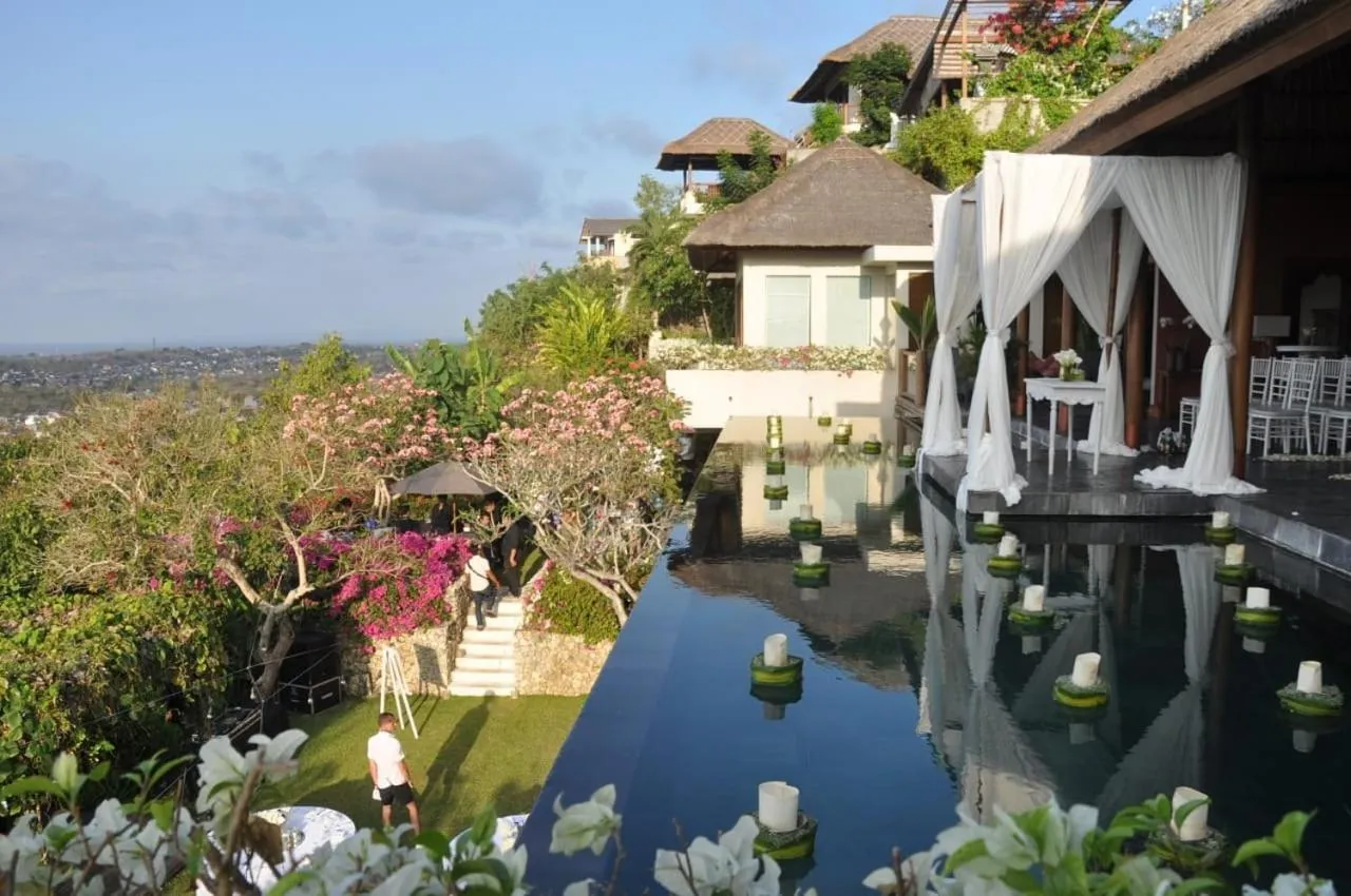 Pool view in The Longhouse, Jimbaran - Bali