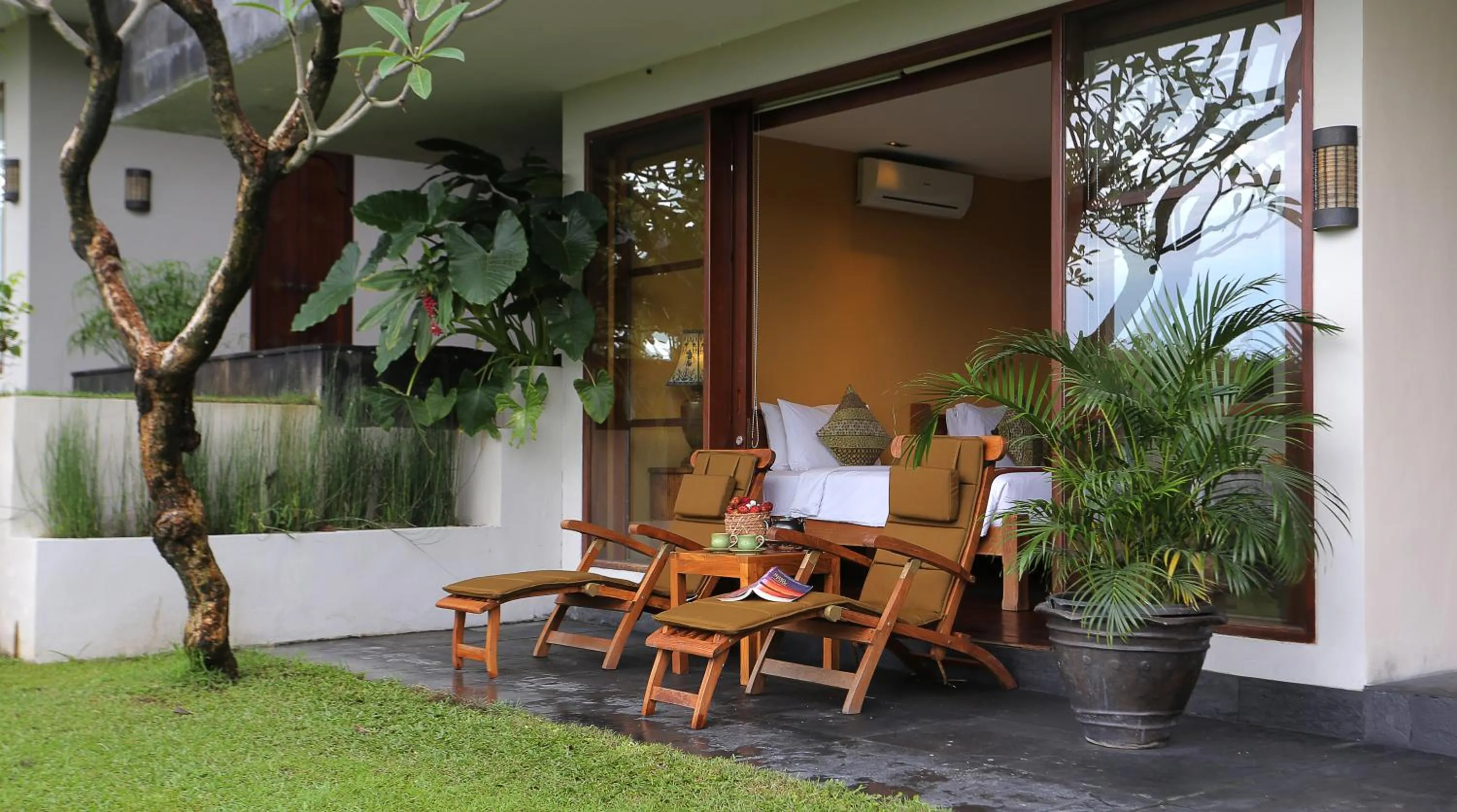 Balcony/Terrace in The Longhouse, Jimbaran - Bali