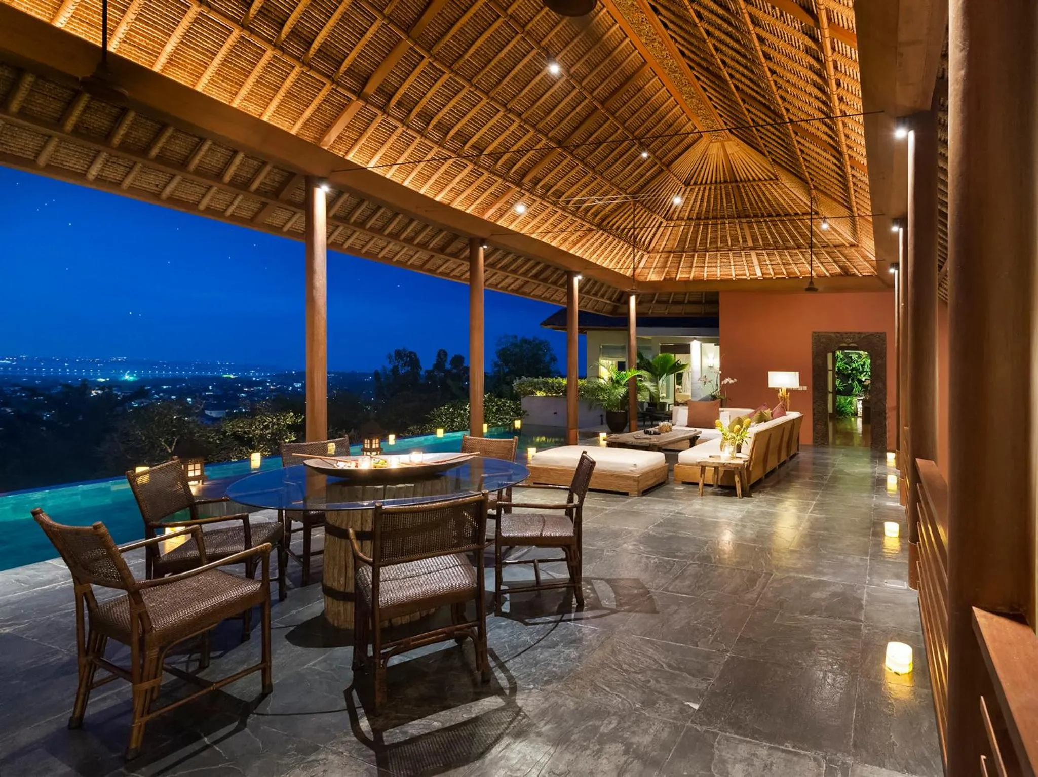 Living room in The Longhouse, Jimbaran - Bali
