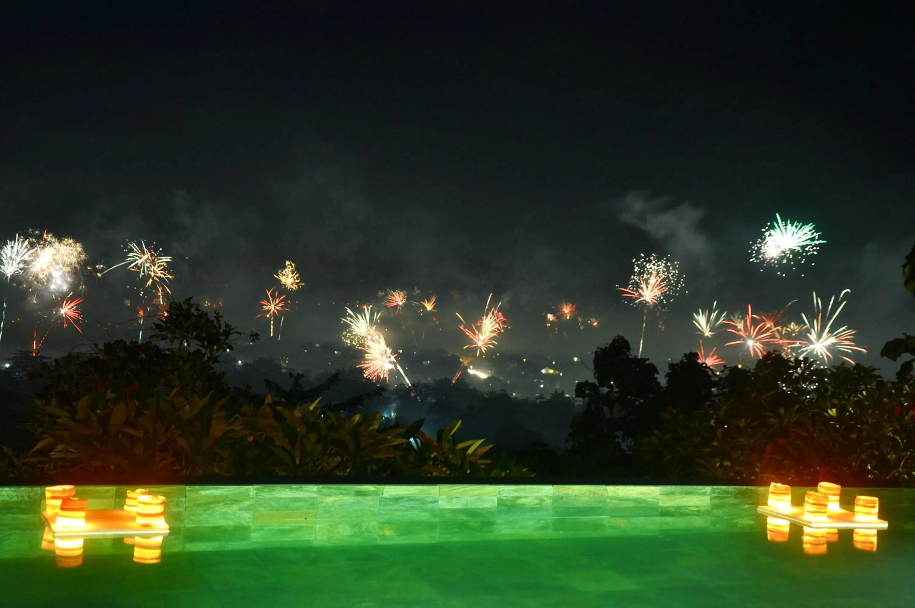 Swimming pool in The Longhouse, Jimbaran - Bali