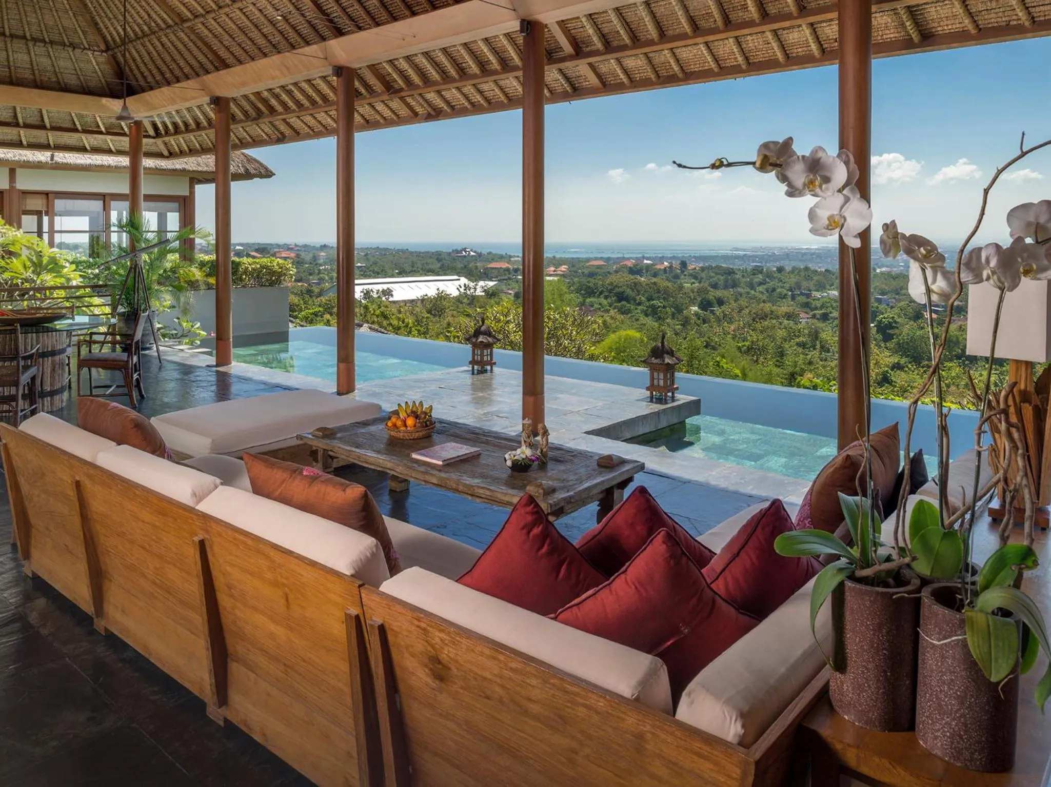 Living room in The Longhouse, Jimbaran - Bali