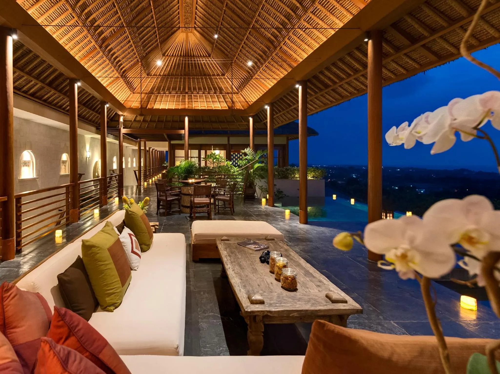 Living room in The Longhouse, Jimbaran - Bali