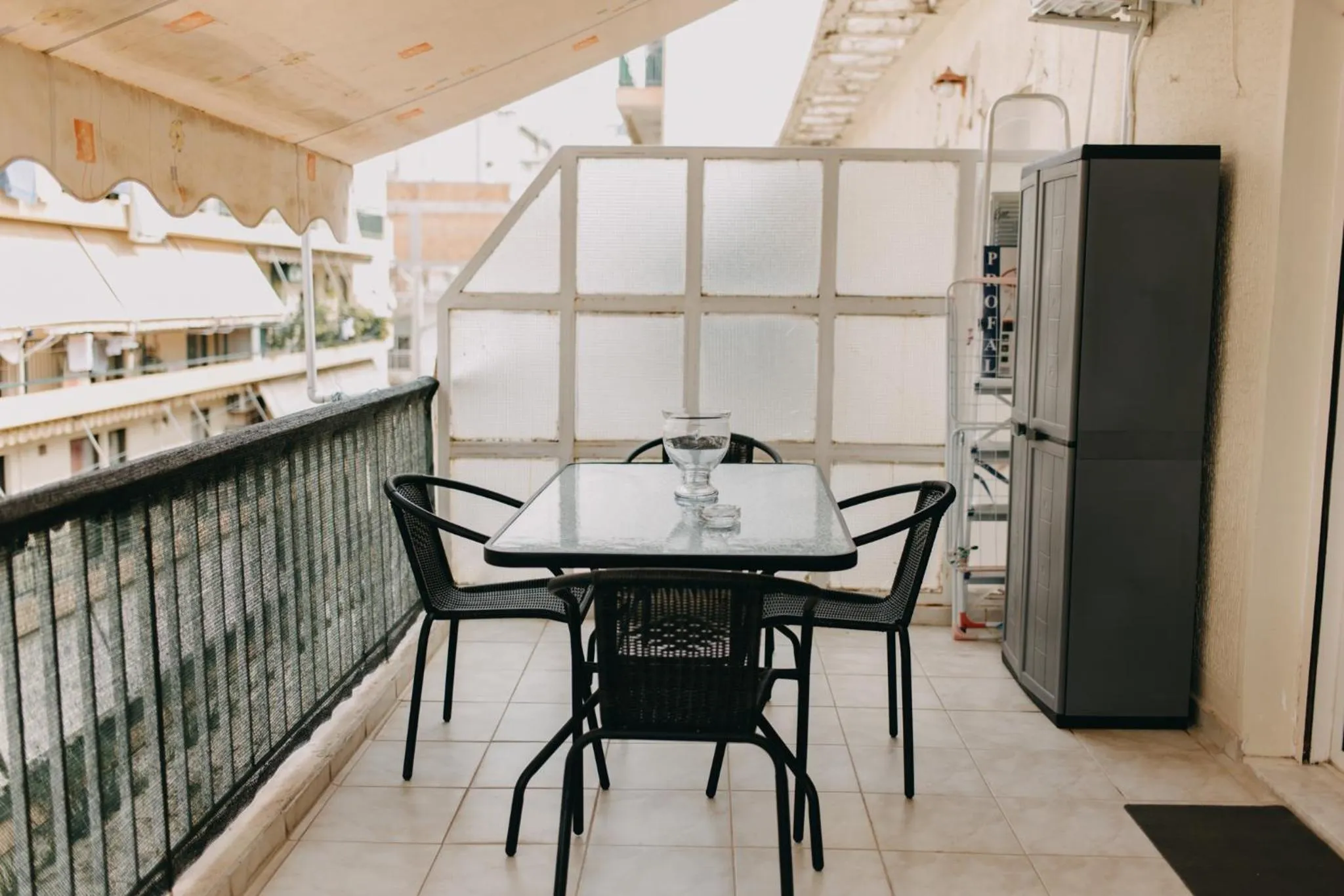 Balcony/Terrace in BEST HOUSE, DECK APRTM., OLD PORT OF PATRAS