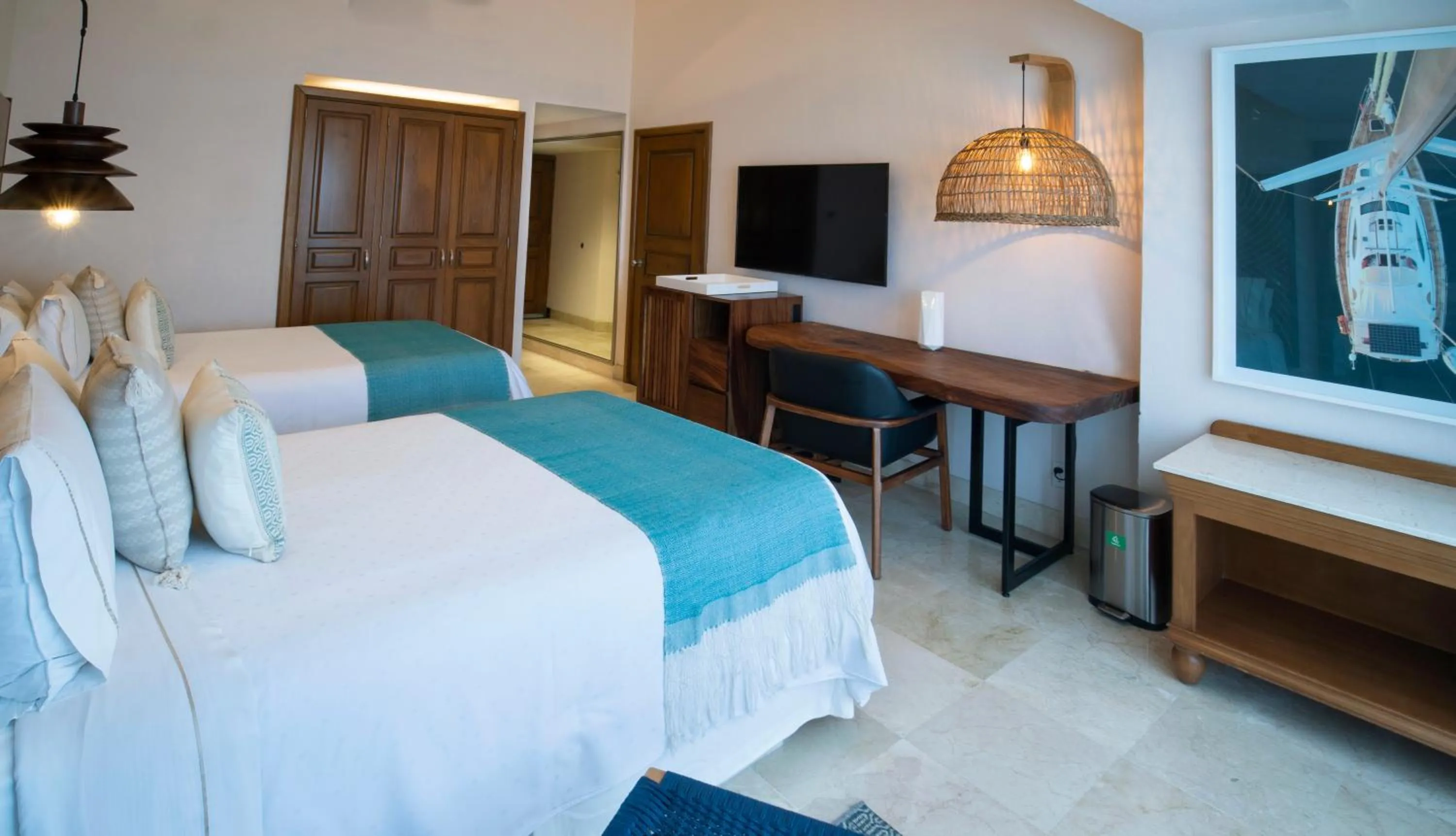 Bed in Fiesta Americana Puerto Vallarta All Inclusive & Spa