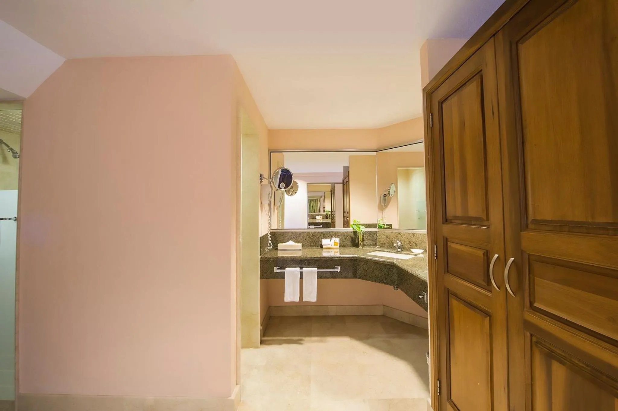 Bathroom, Bed in Fiesta Americana Puerto Vallarta All Inclusive & Spa