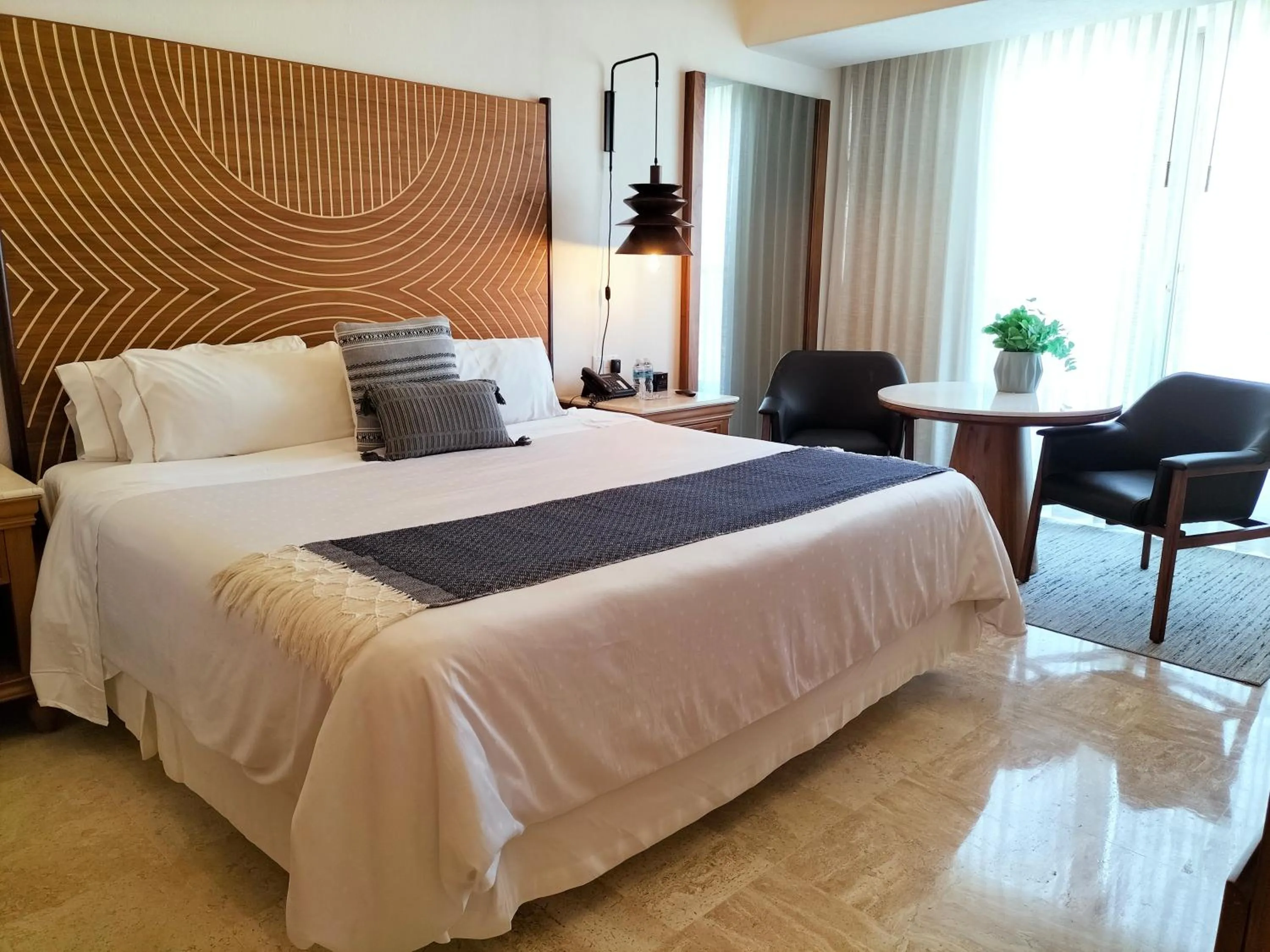 Bed in Fiesta Americana Puerto Vallarta All Inclusive & Spa
