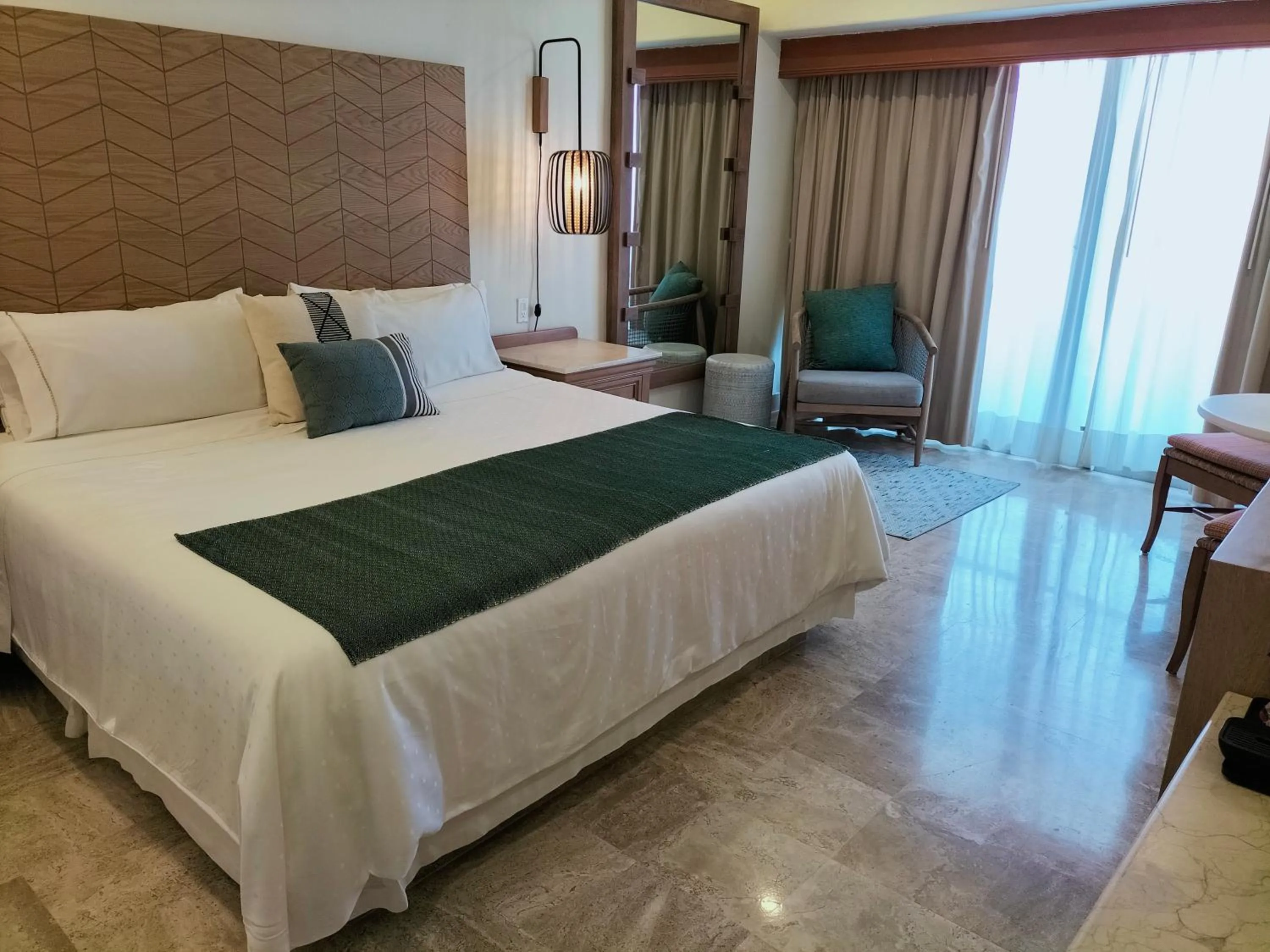 Bed in Fiesta Americana Puerto Vallarta All Inclusive & Spa