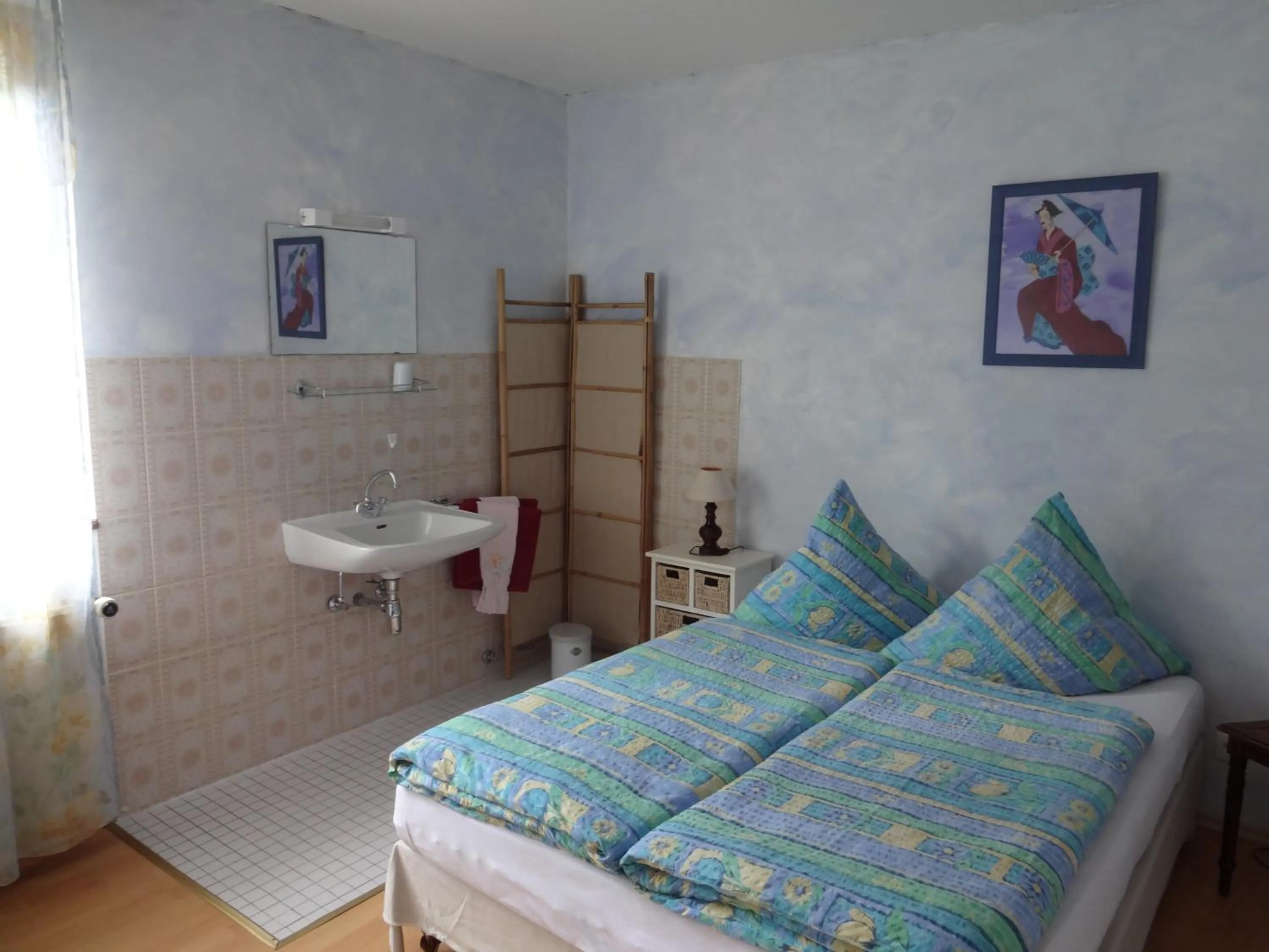 Bed in Hotel-Restaurant du Windstein