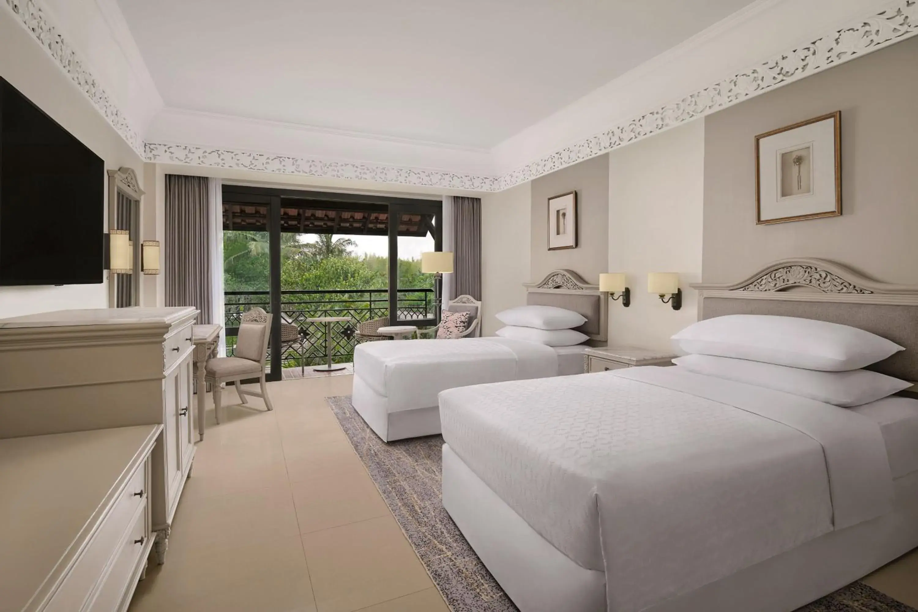 Deluxe Twin (balcony) in Mustika Yogyakarta Resort and Spa Deluxe Twin (balcony) in Mustika Yogyakarta Resort and Spa