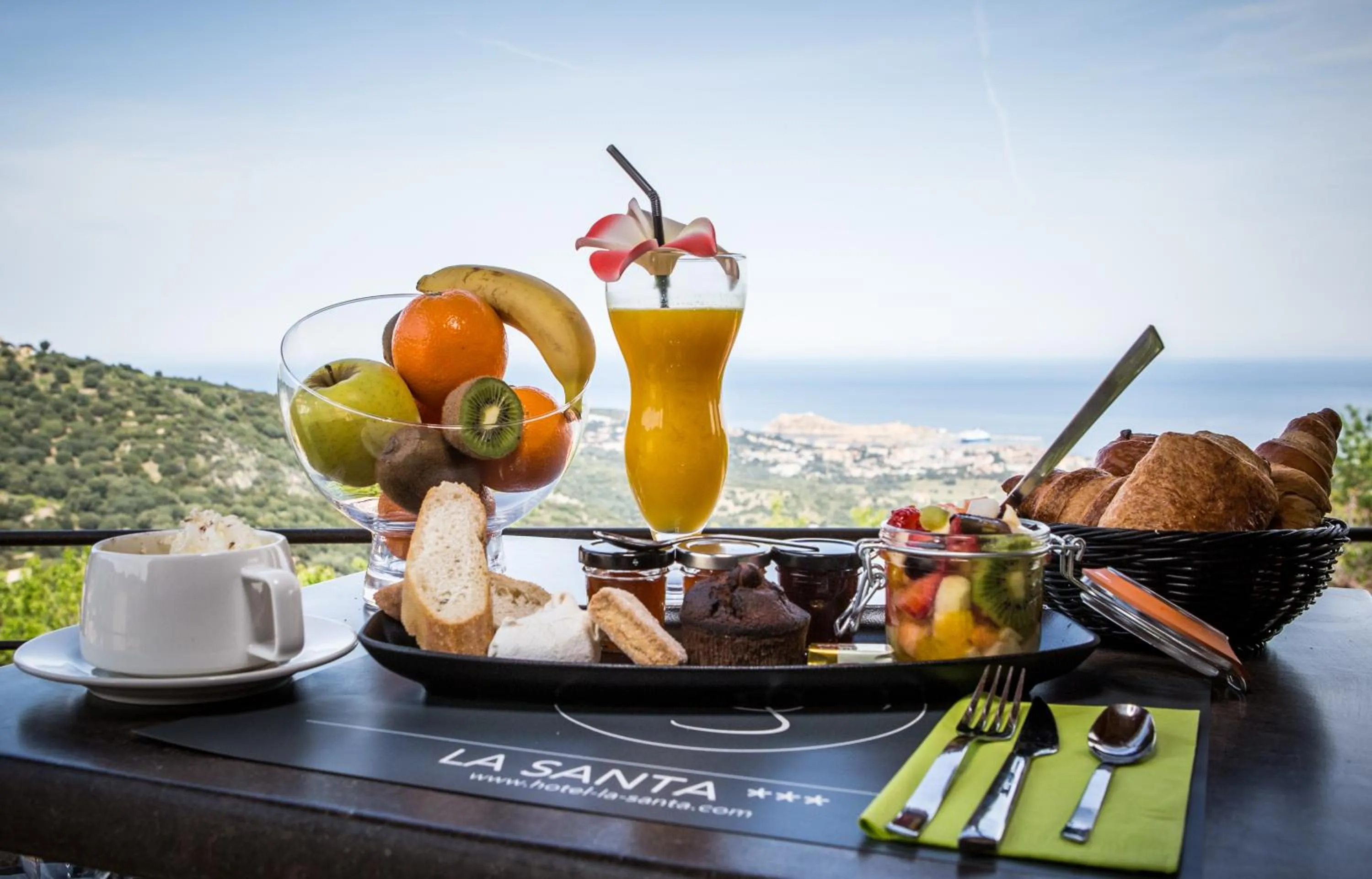 Patio in Hotel La Santa