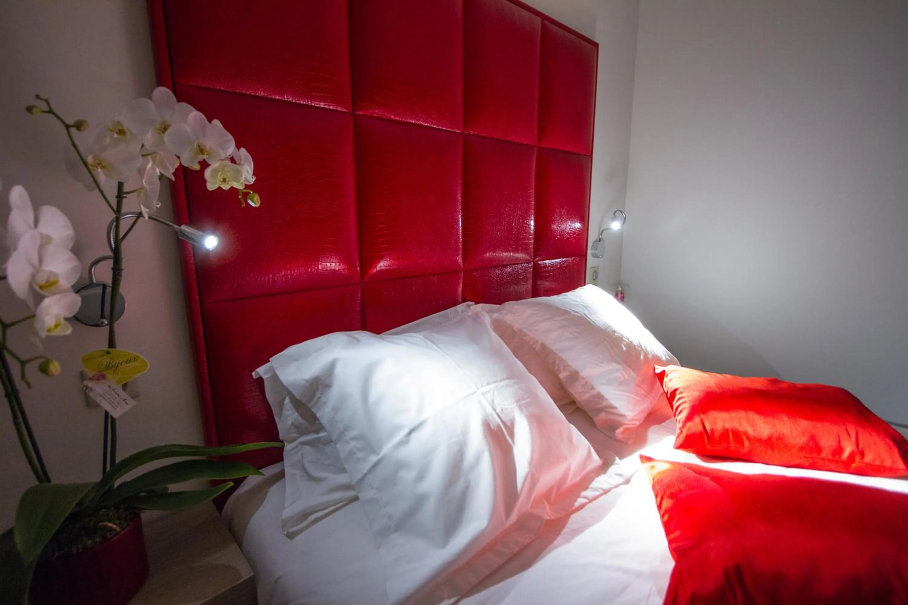 Decorative detail, Bed in Hotel La Santa