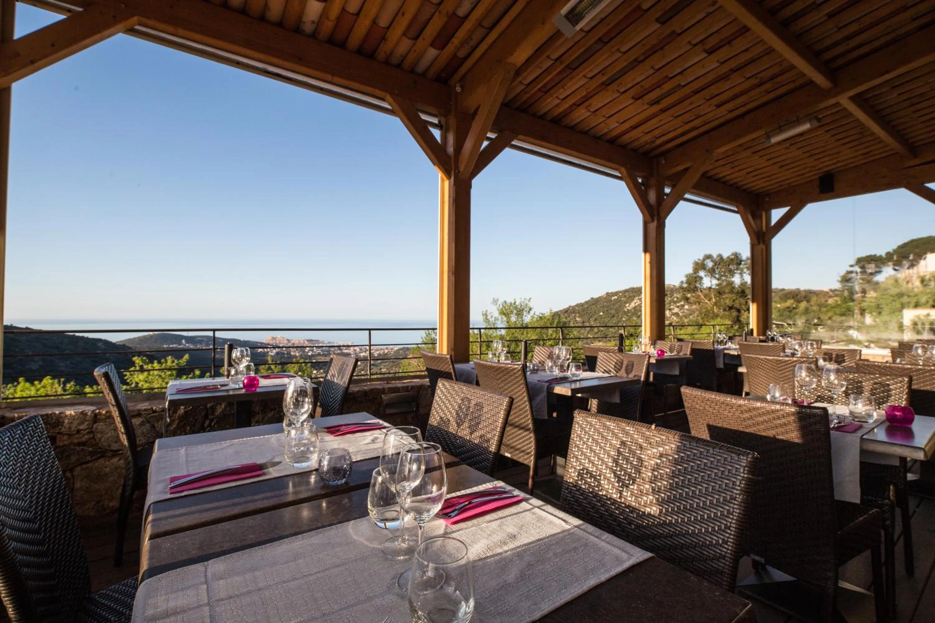 Patio in Hotel La Santa
