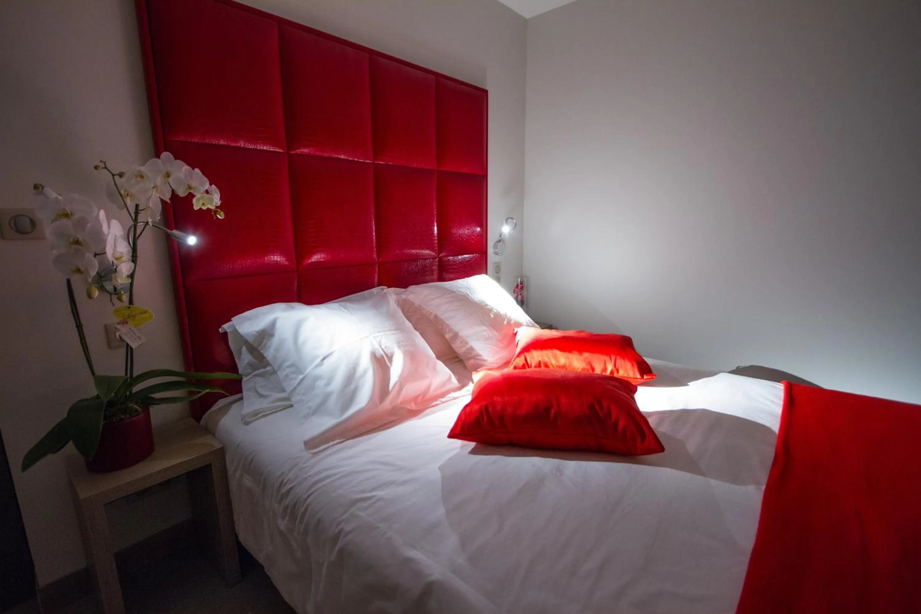 Decorative detail, Bed in Hotel La Santa