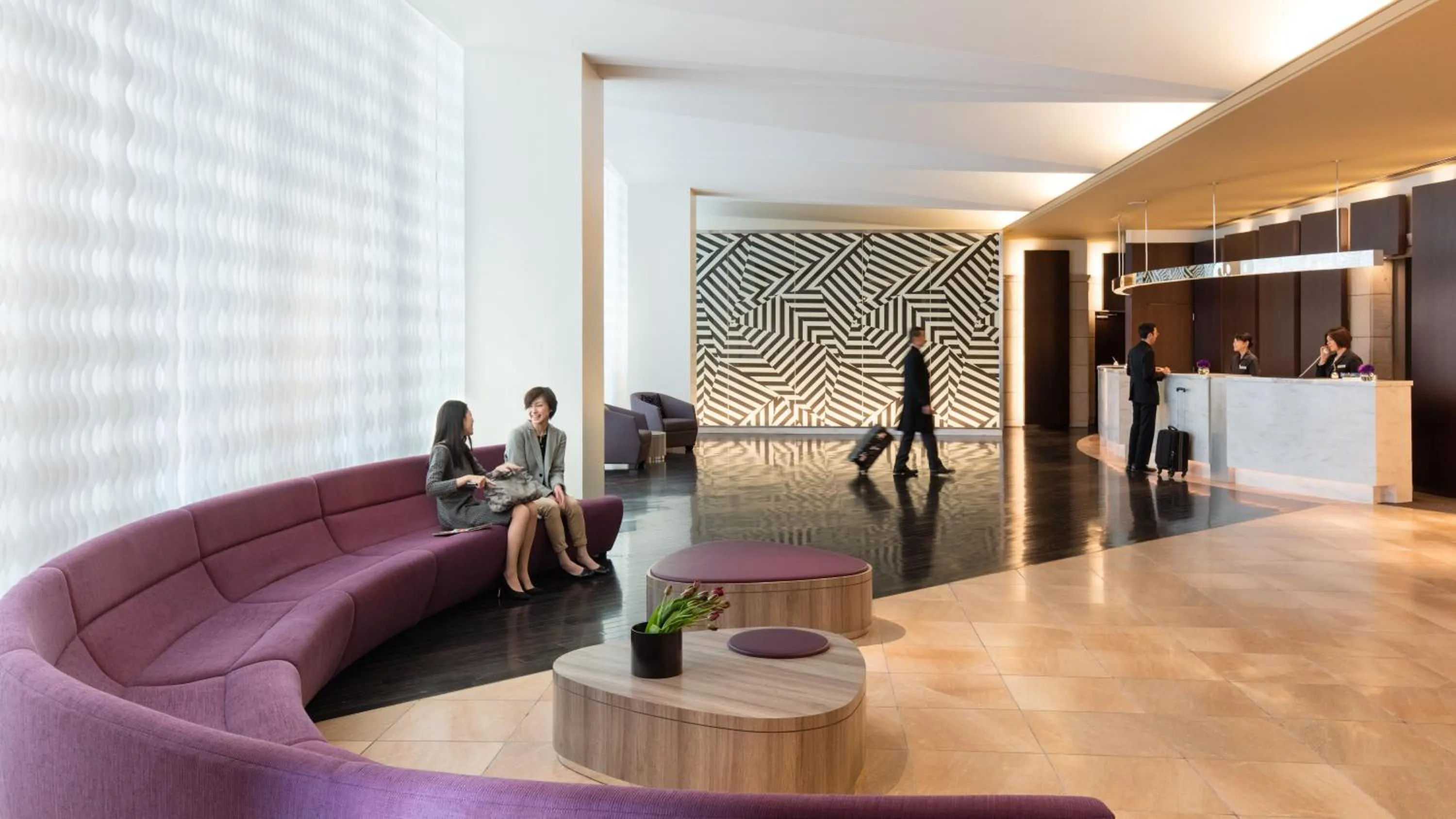 Lobby or reception in Courtyard by Marriott Shin-Osaka Station