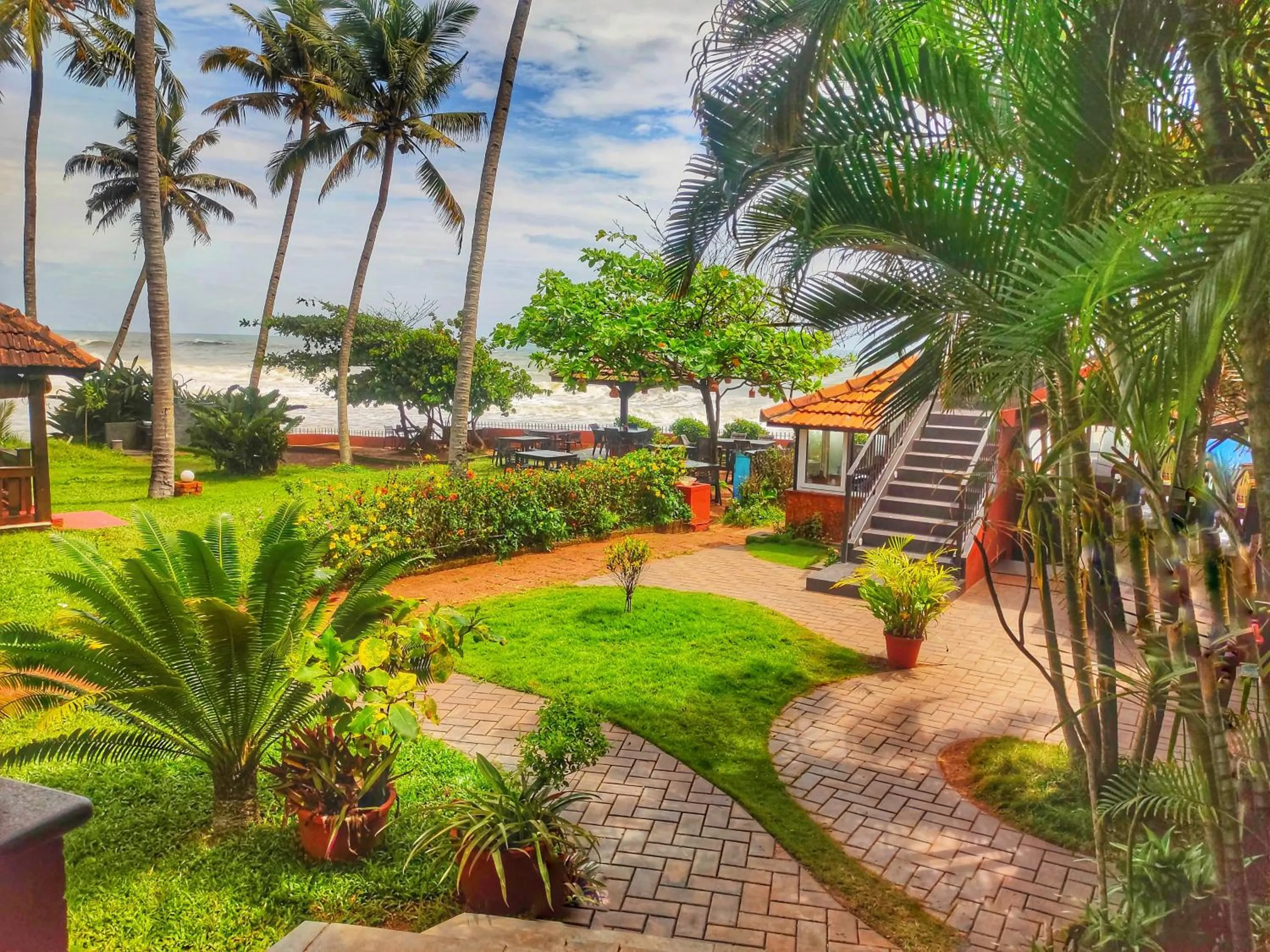 Natural landscape in Blue Water Beach Resort