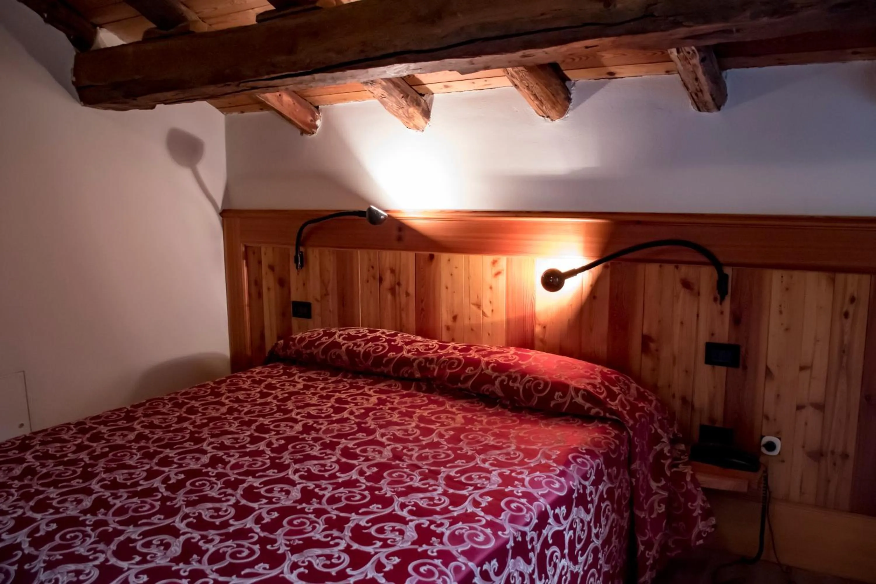 Bed in Hotel La Villa della Regina