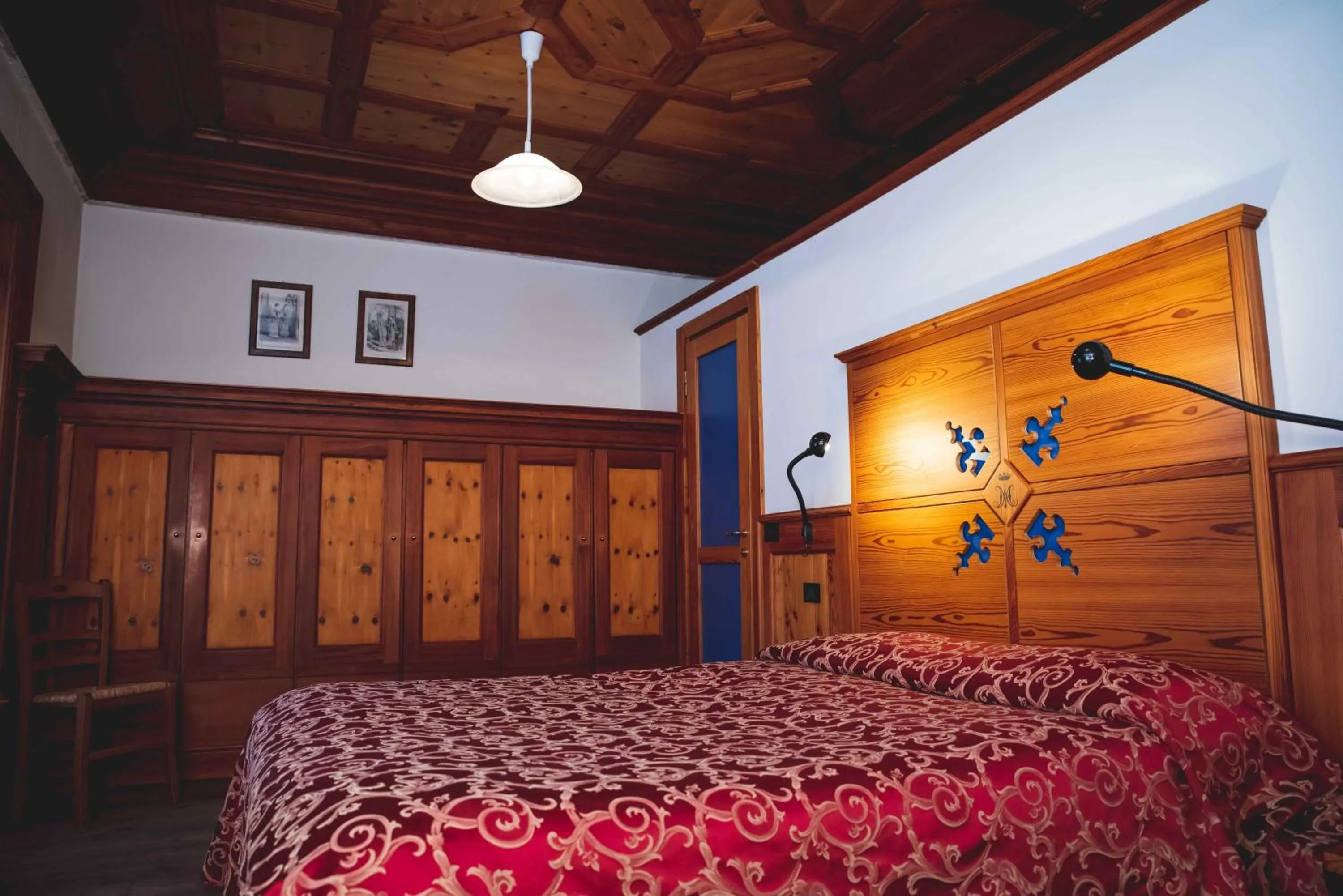 Bed in Hotel La Villa della Regina