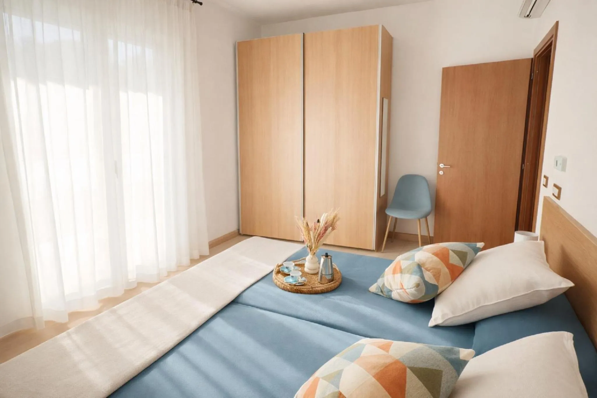 Bedroom, Bed in Residence I Delfini