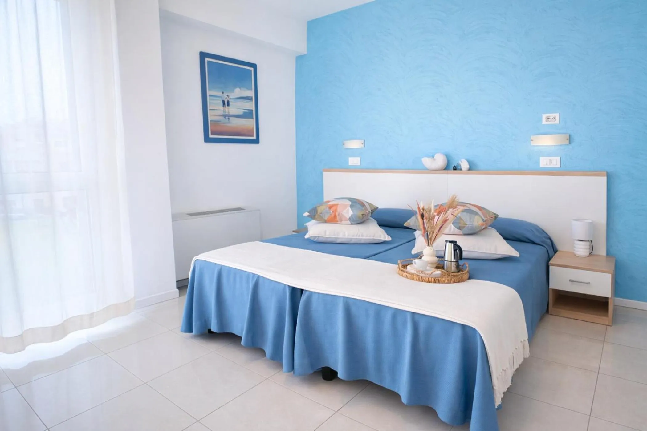 Bedroom, Bed in Residence I Delfini