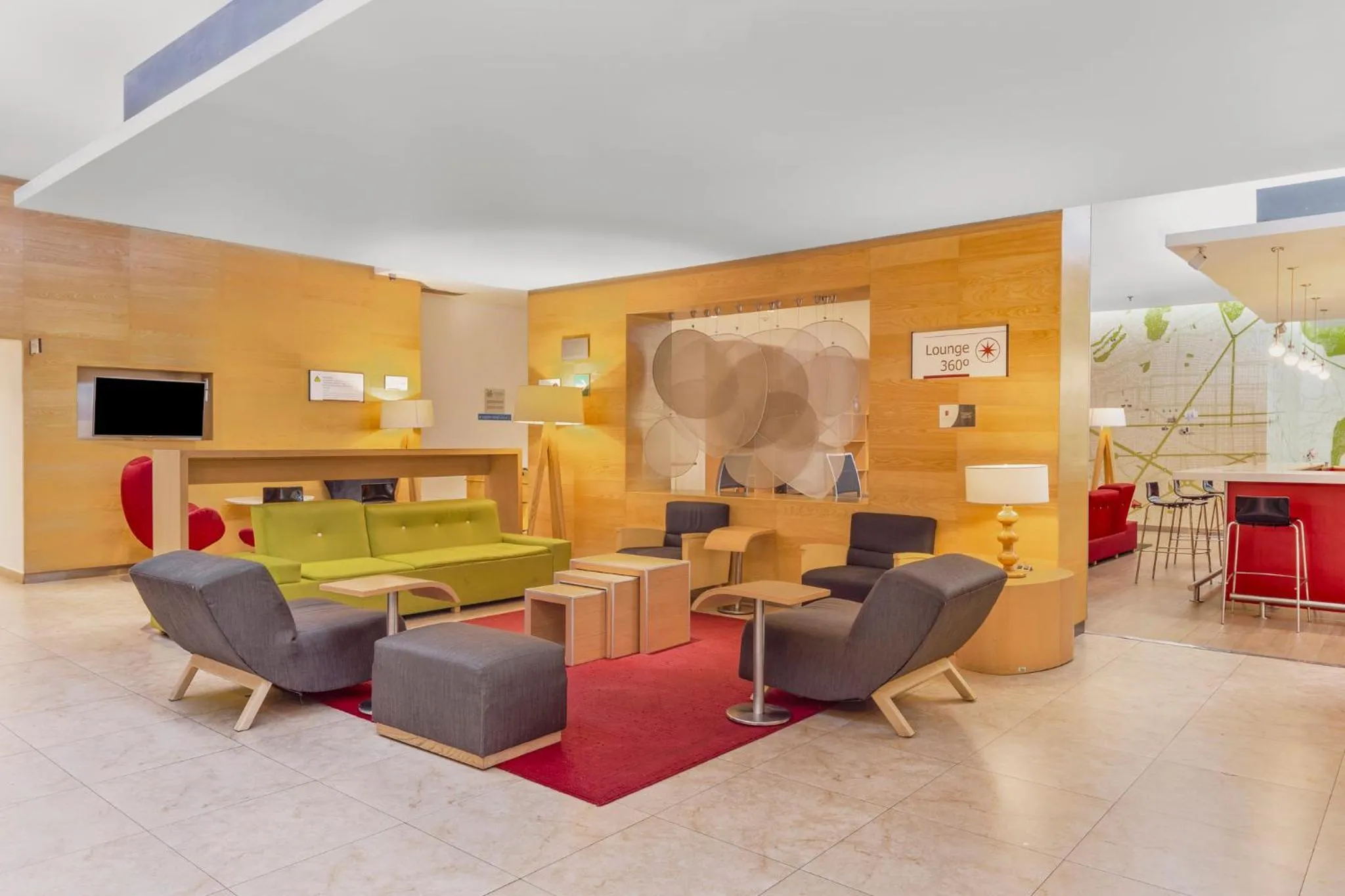 Lobby or reception in Fiesta Inn Guadalajara Expo
