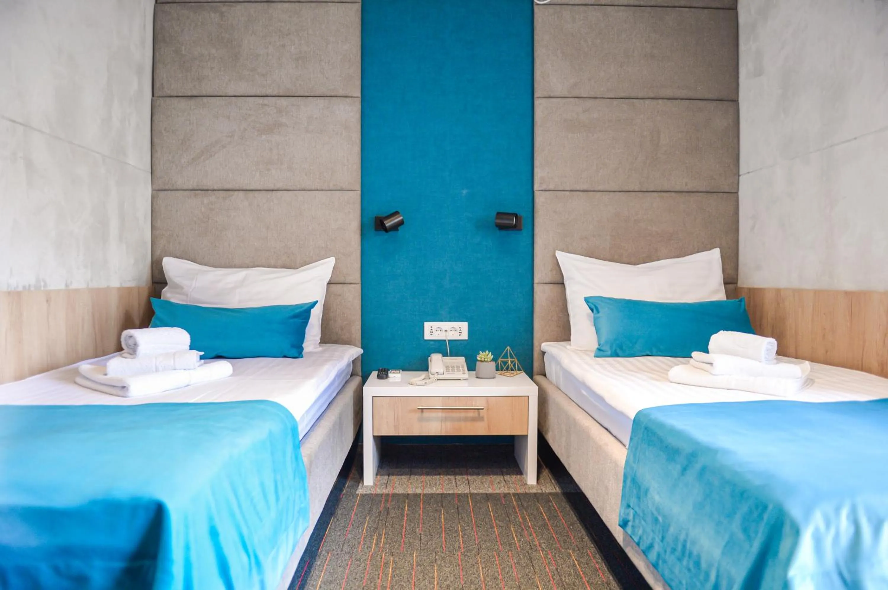 Bed in Garni hotel King