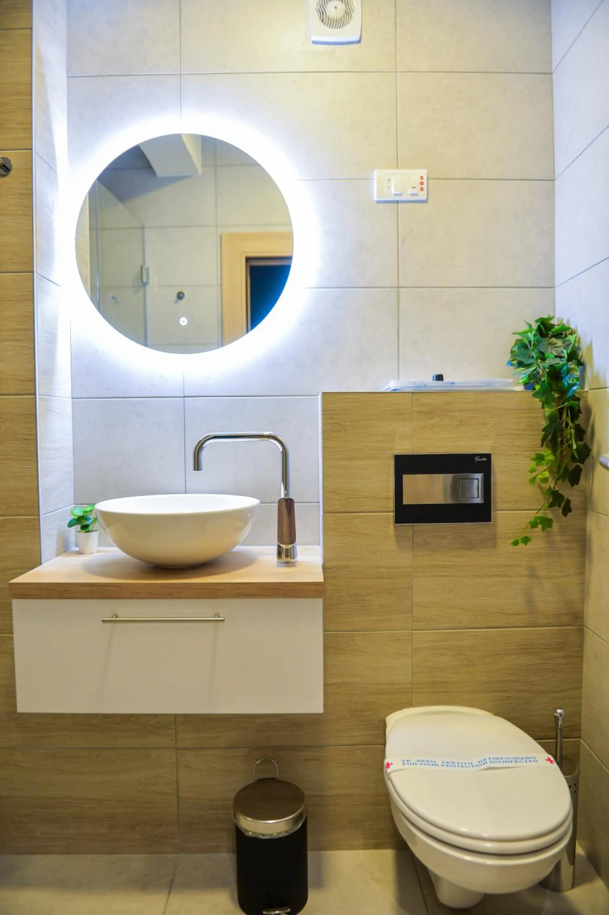 Bathroom in Garni hotel King