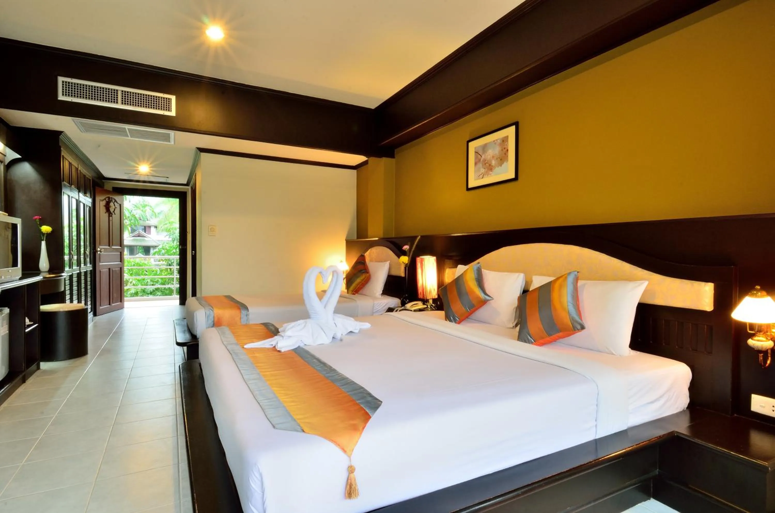 Bedroom, Bed in Samui First House Hotel
