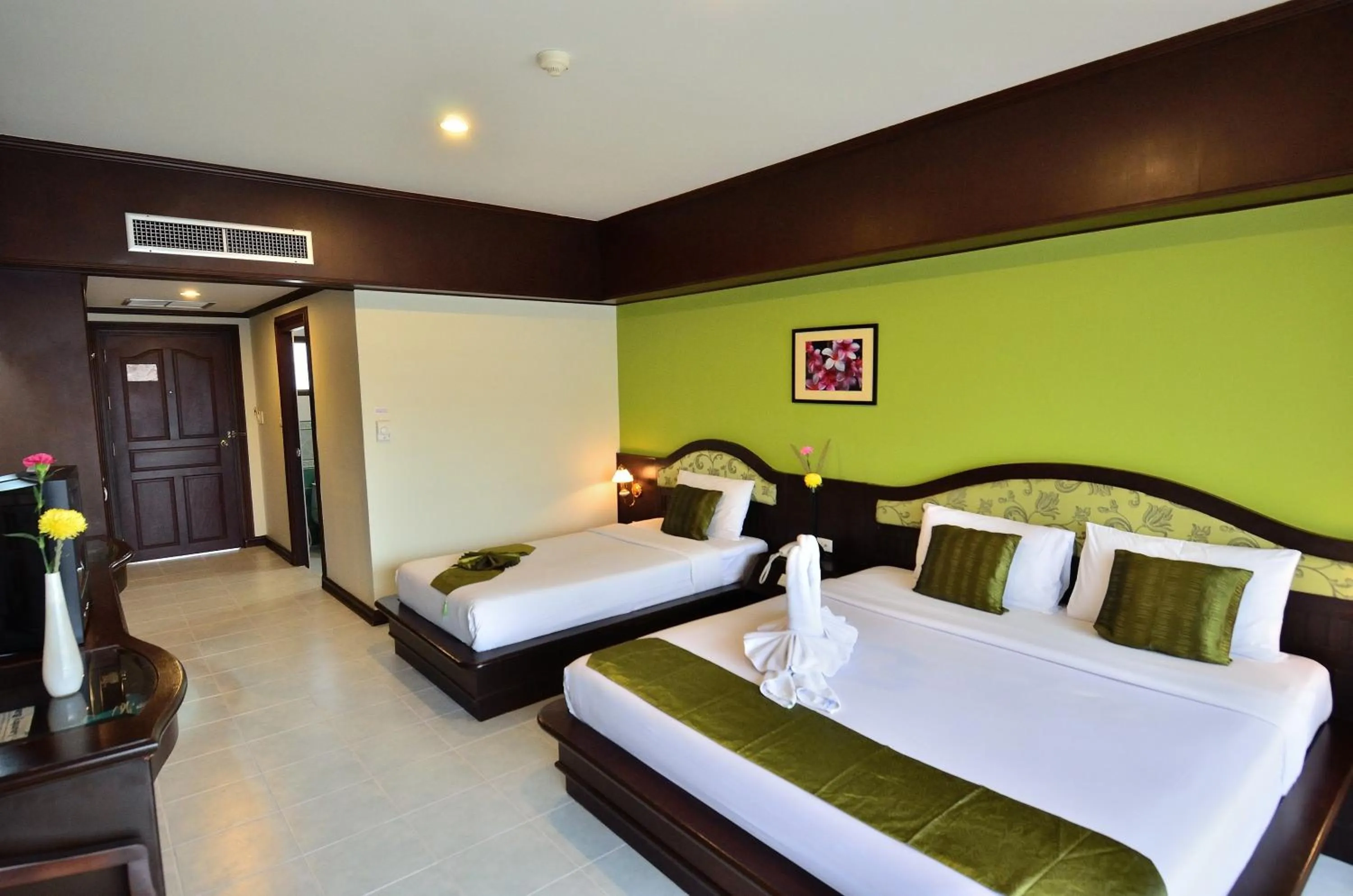 Photo of the whole room, Bed in Samui First House Hotel
