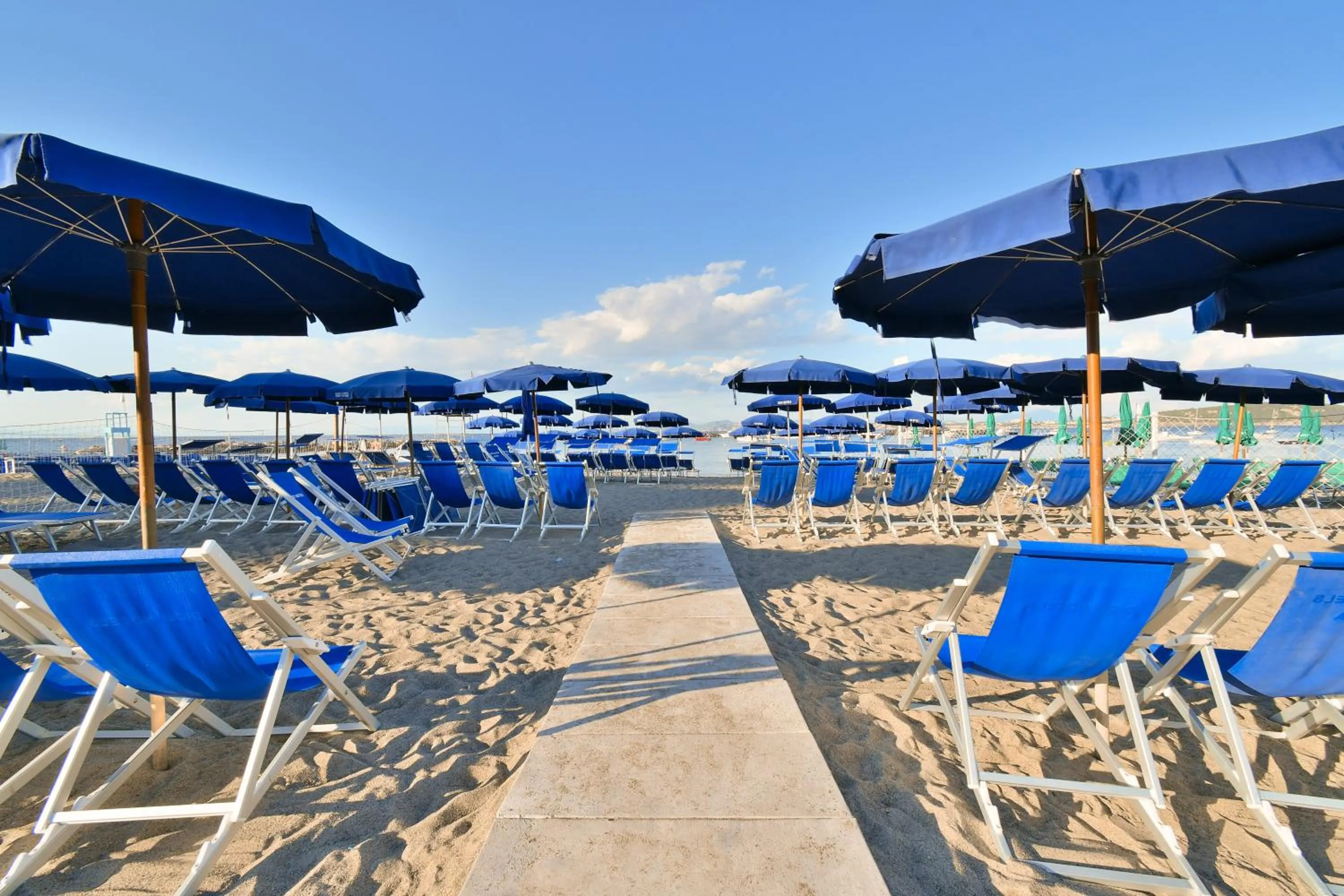 Beach in Hotel La Villarosa Terme