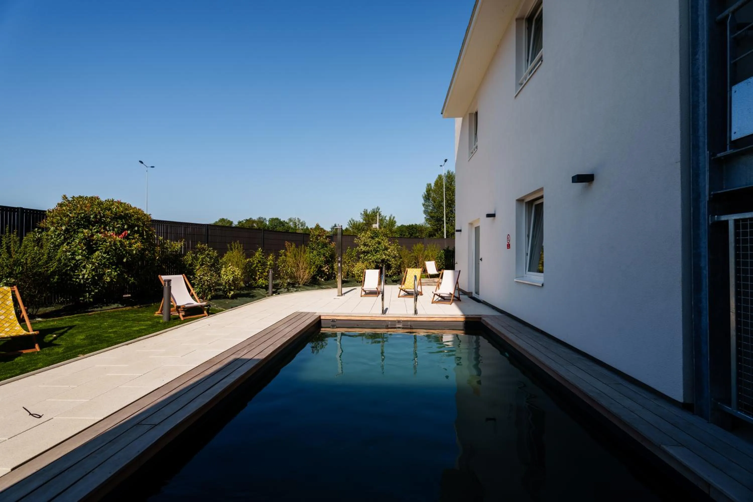 Pool view in ibis budget Strasbourg Sud Illkirch