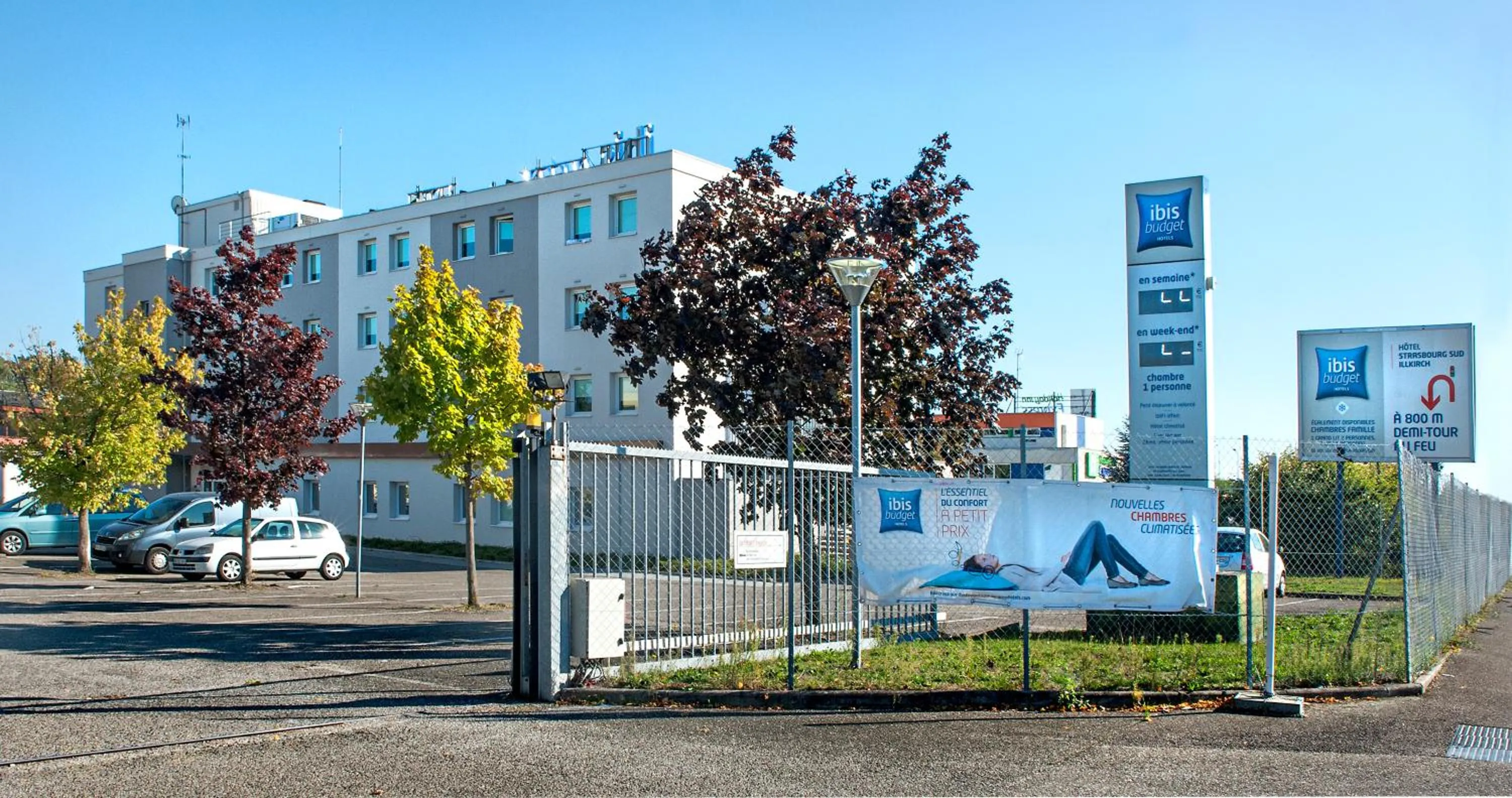 Parking in ibis budget Strasbourg Sud Illkirch