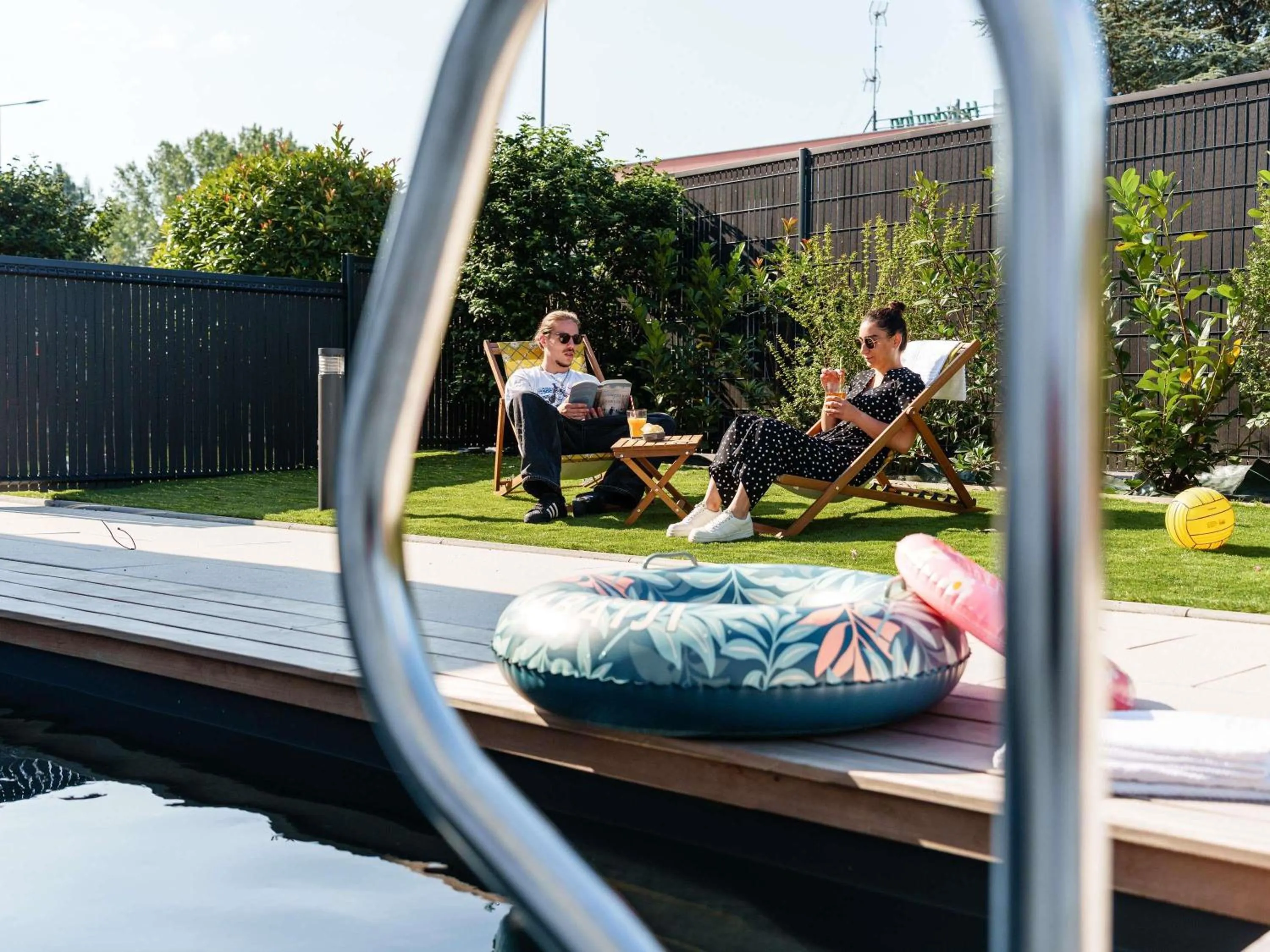 Pool view in ibis budget Strasbourg Sud Illkirch