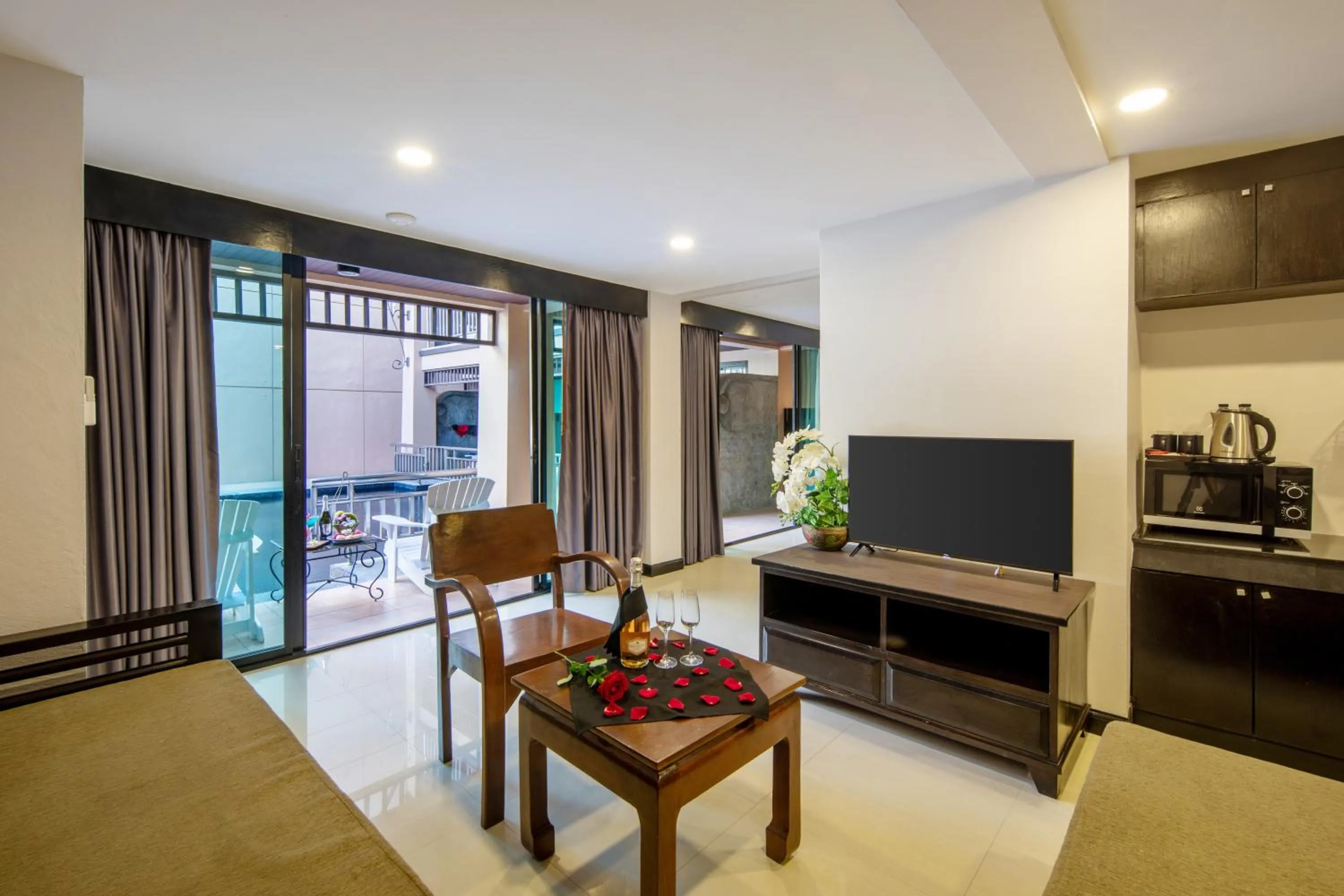 Balcony/Terrace in Princess Kamala Beachfront Hotel - SHA Extra Plus