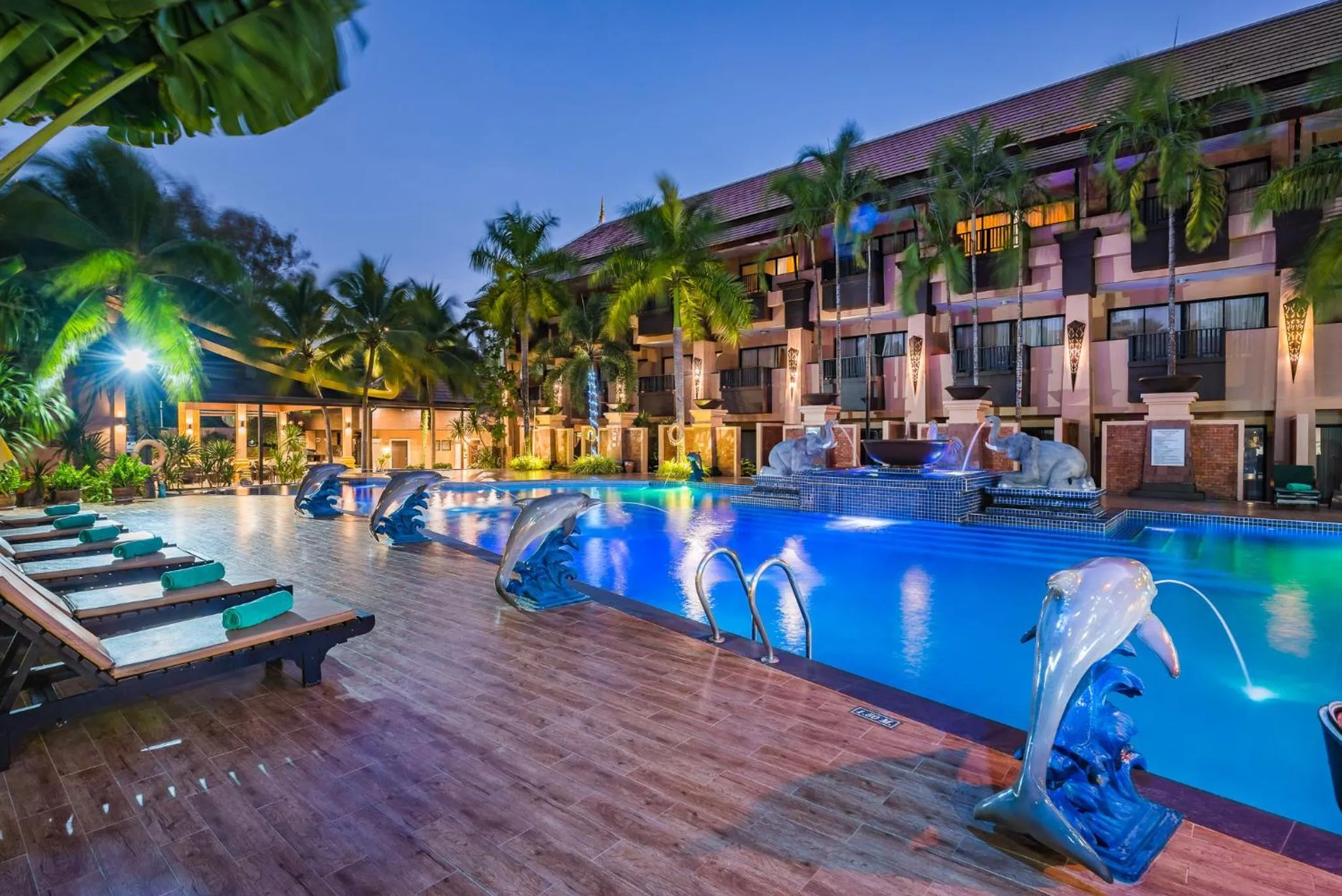 Swimming pool in Princess Kamala Beachfront Hotel - SHA Extra Plus