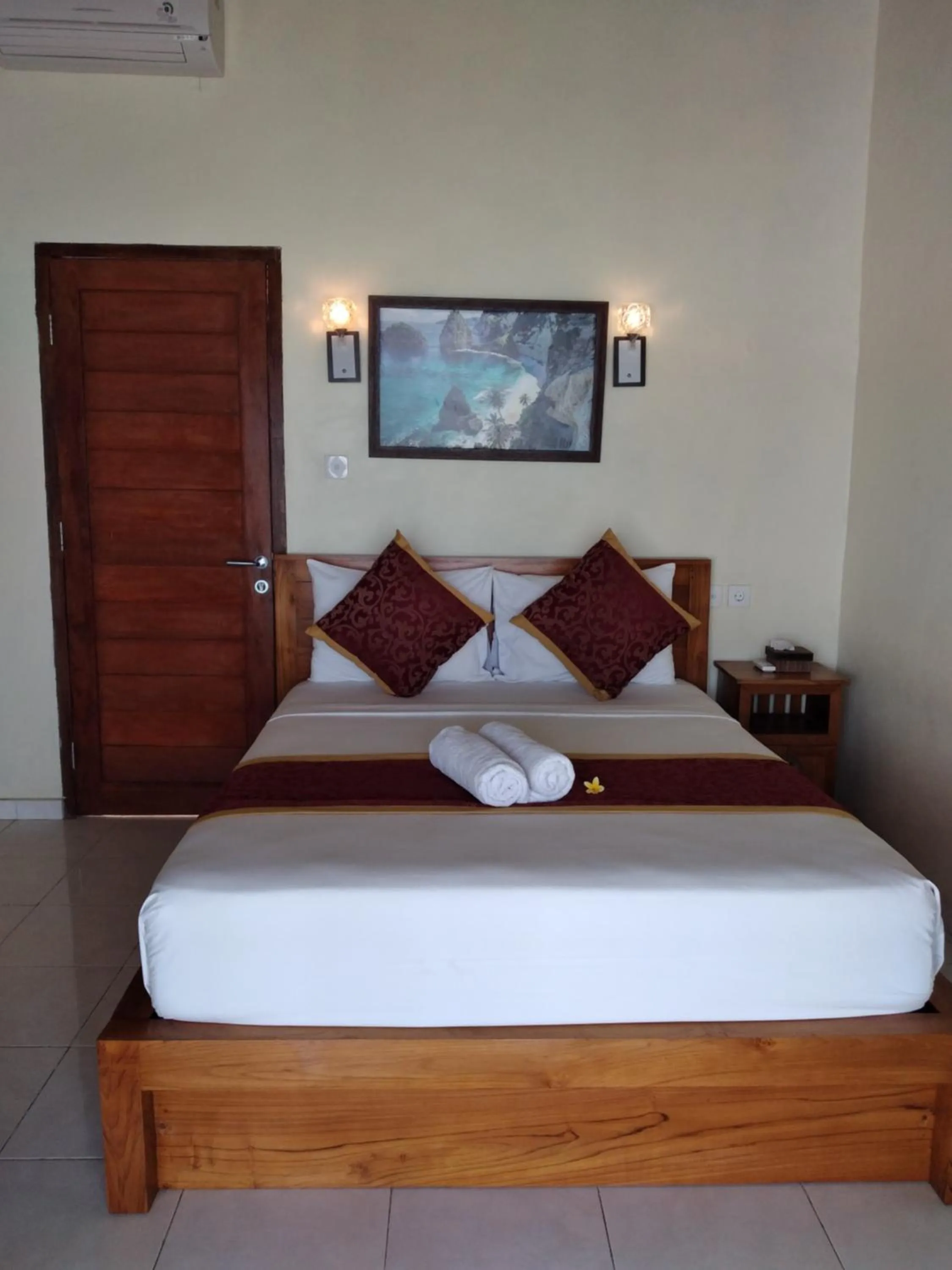 Bed in Double'A beach house