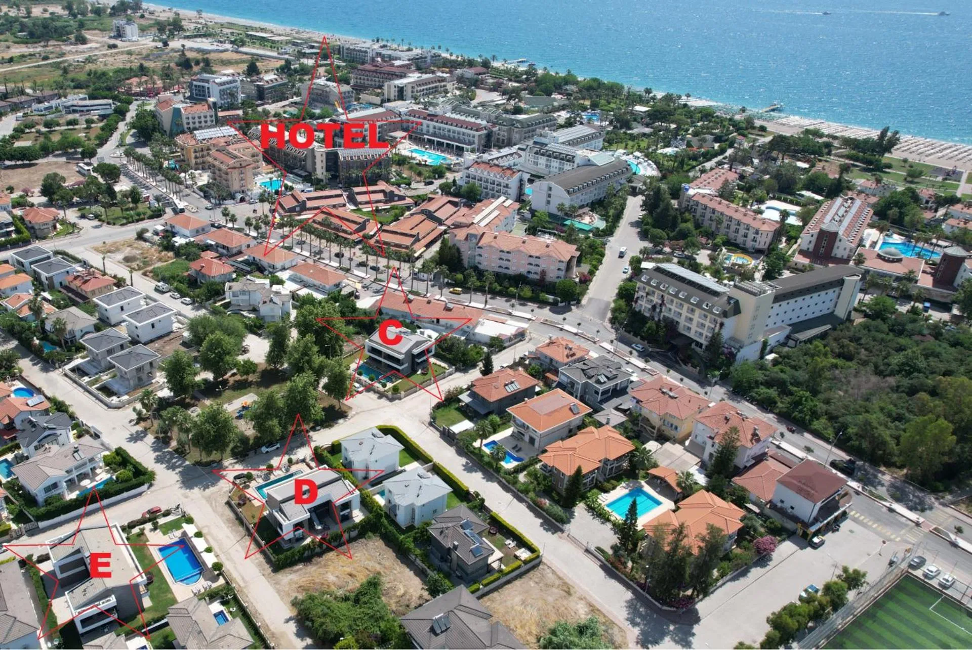 Property building in Camyuva Beach Hotel