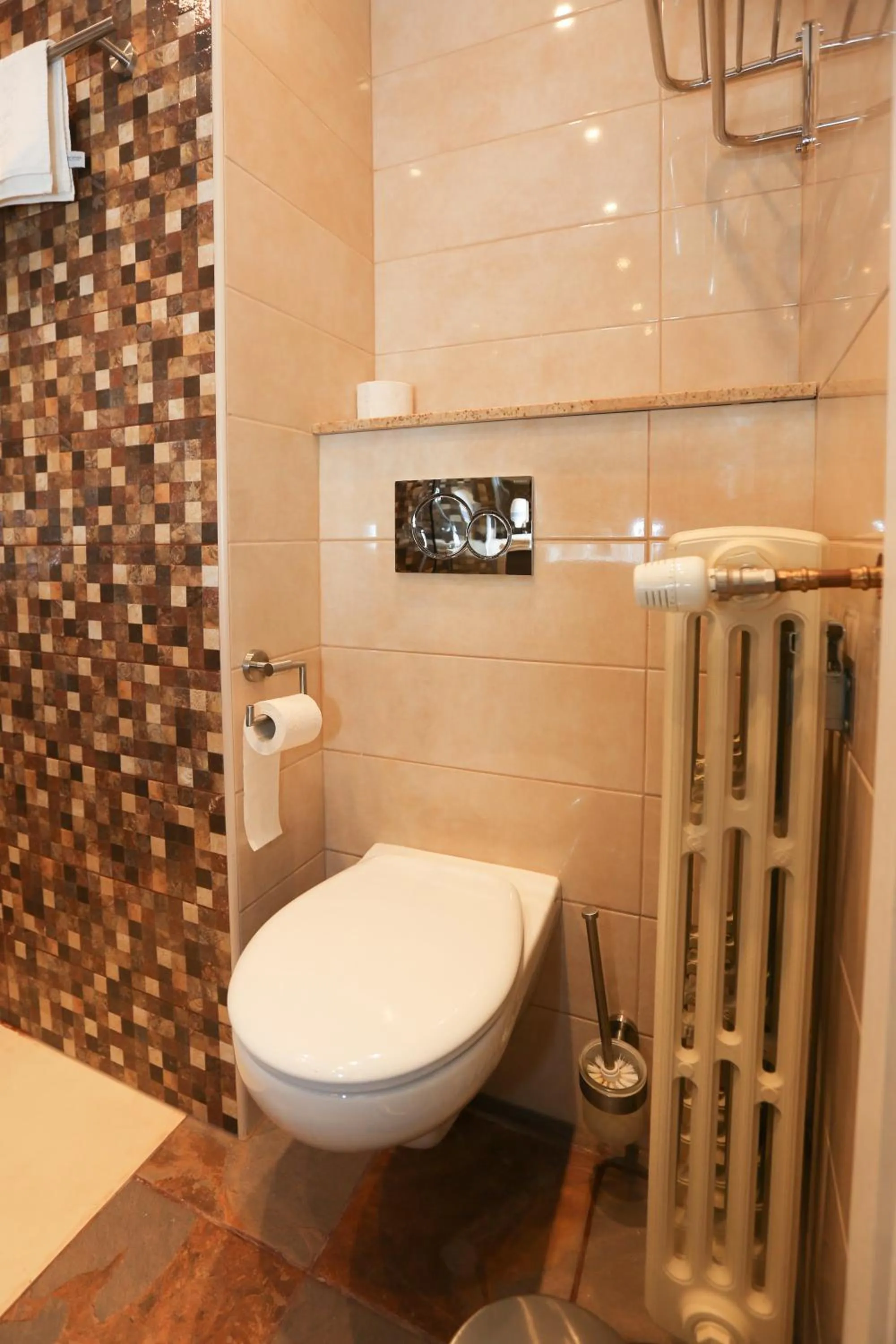 Shower in Hotel De Zeebries