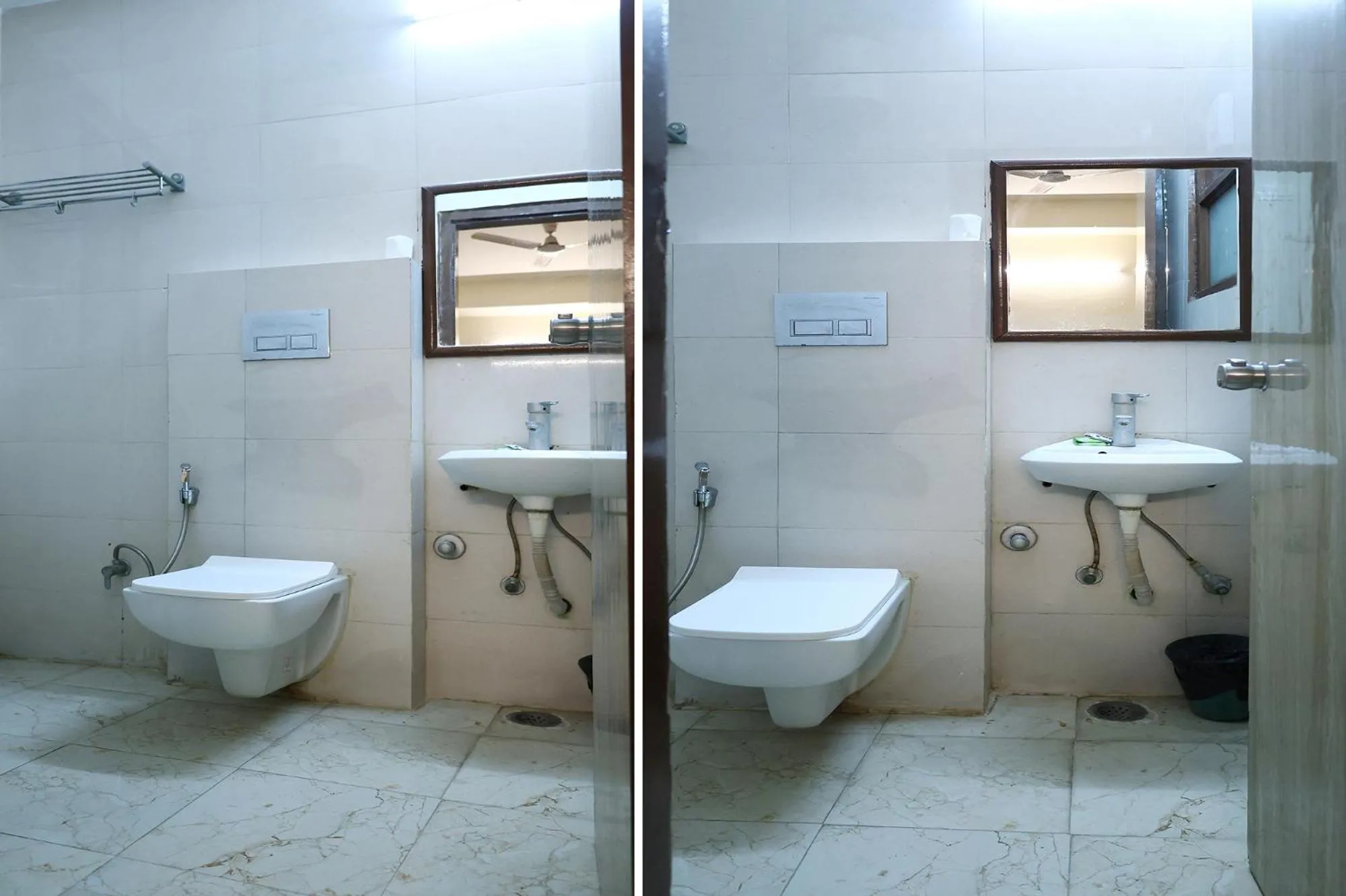 Bathroom in Hotel HSP Suites - Nr IGI Airport, New Delhi