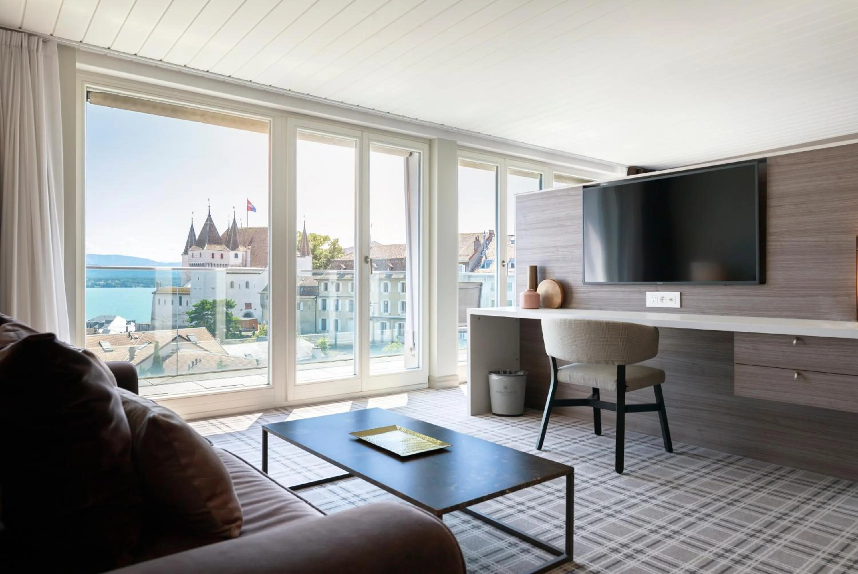 Seating area in Ambassador Boutique Hotel