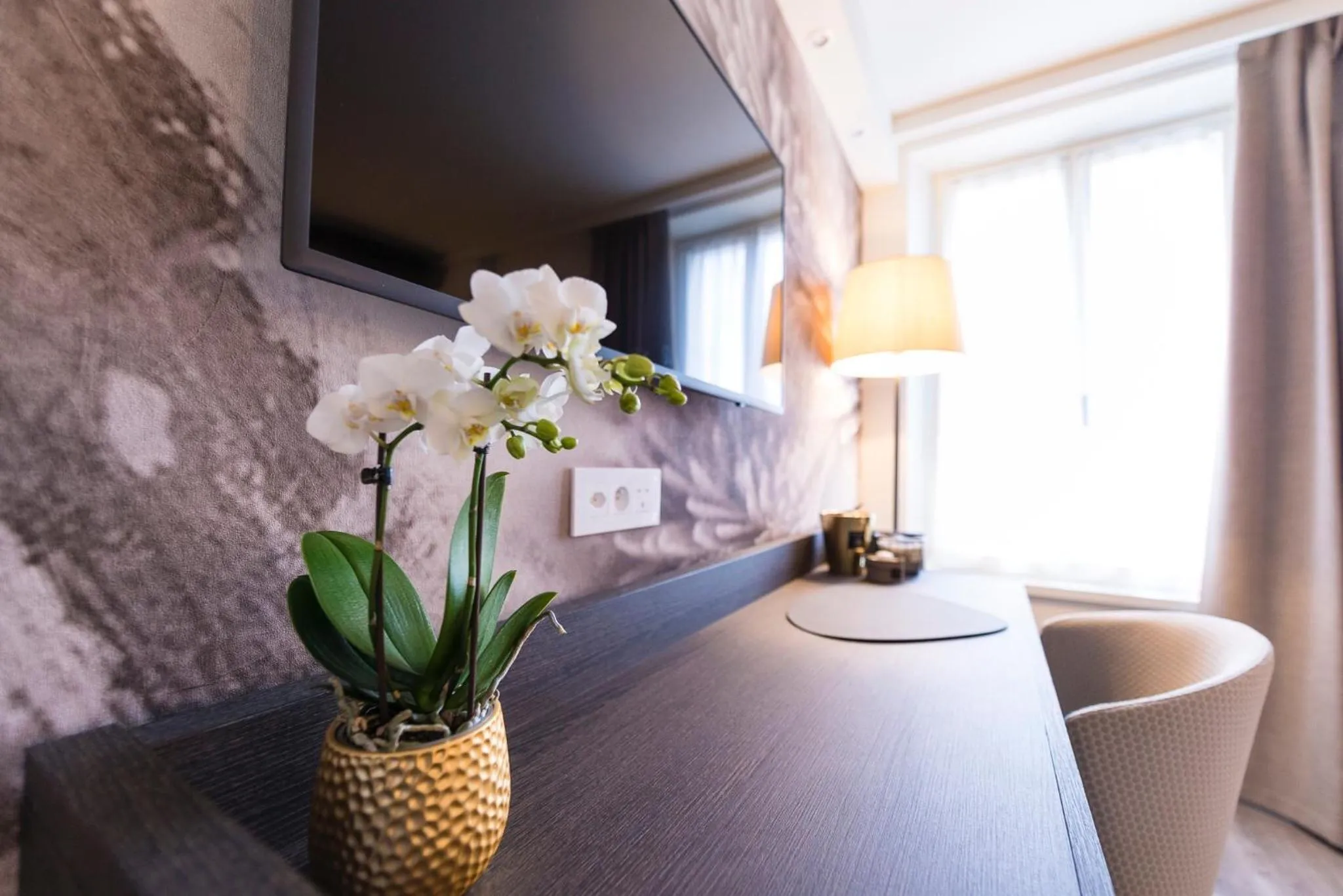 Seating area in Ambassador Boutique Hotel