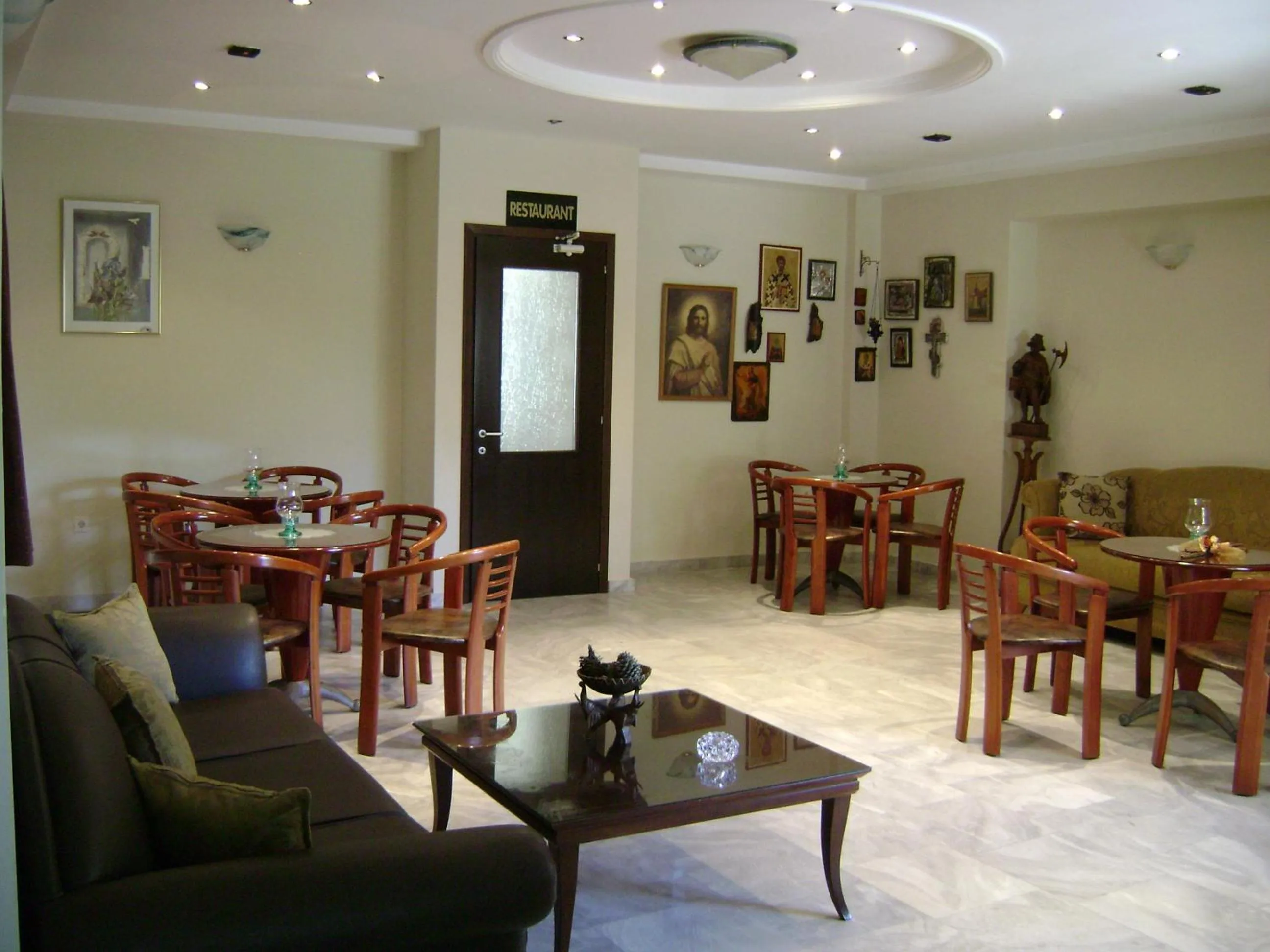Lobby or reception in Rihios Hotel