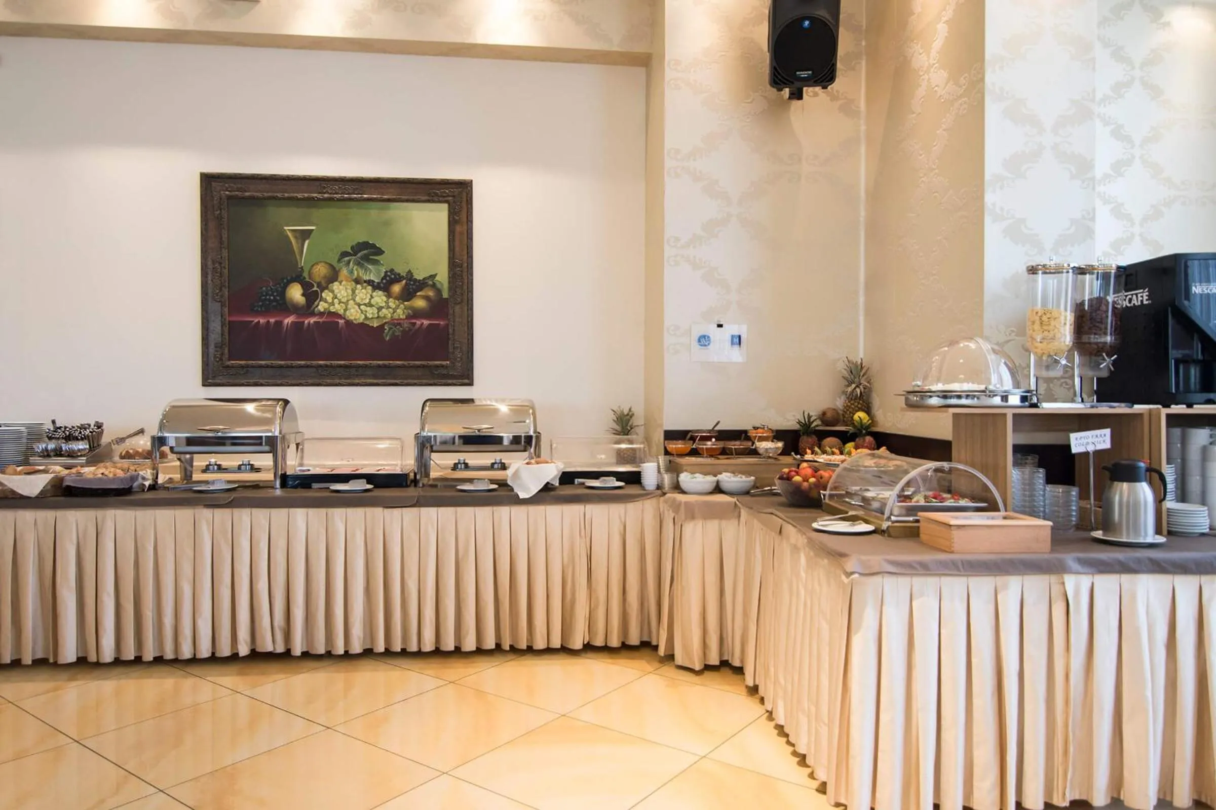Buffet breakfast in Rihios Hotel