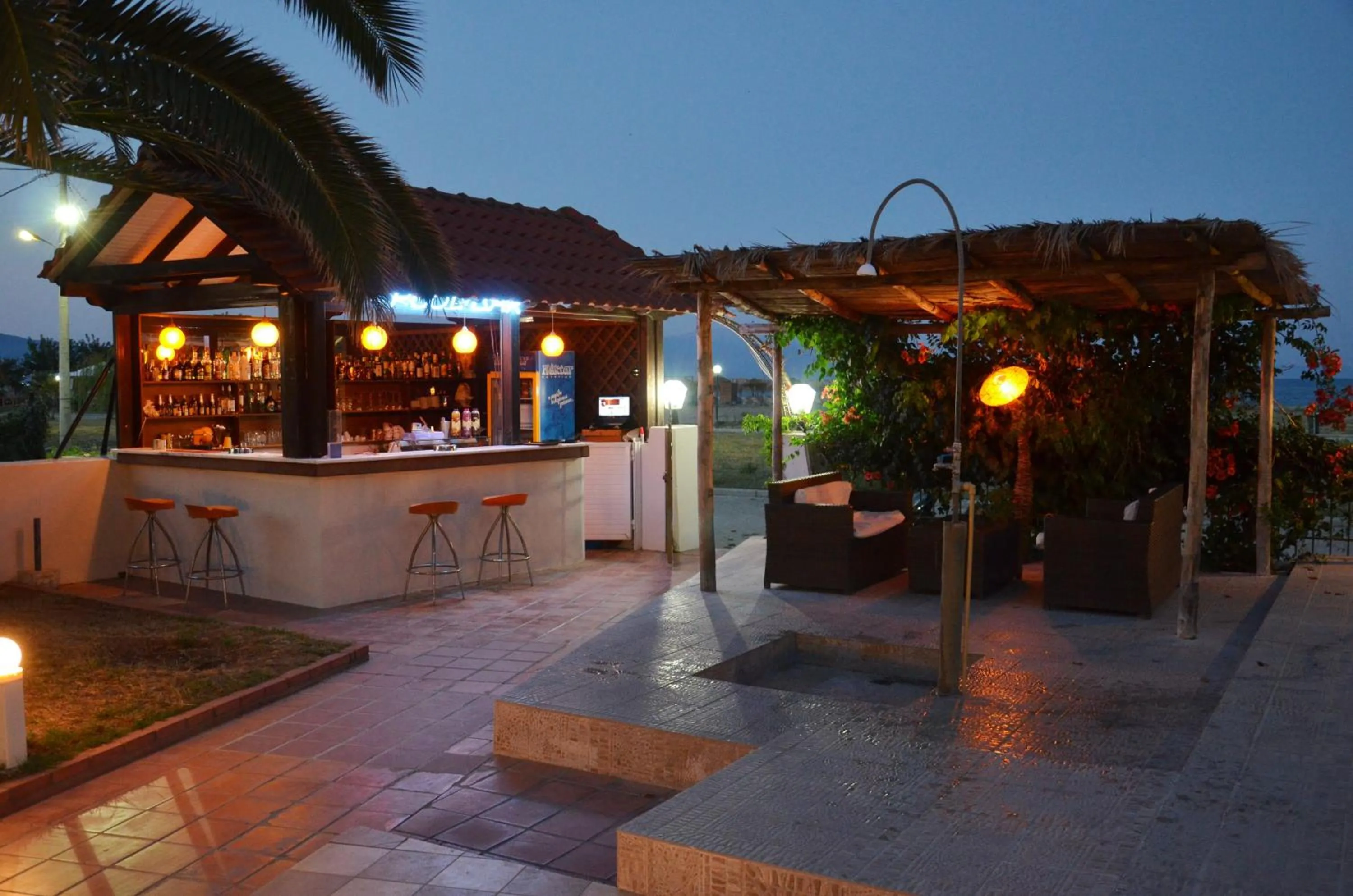 Lounge or bar in Rihios Hotel