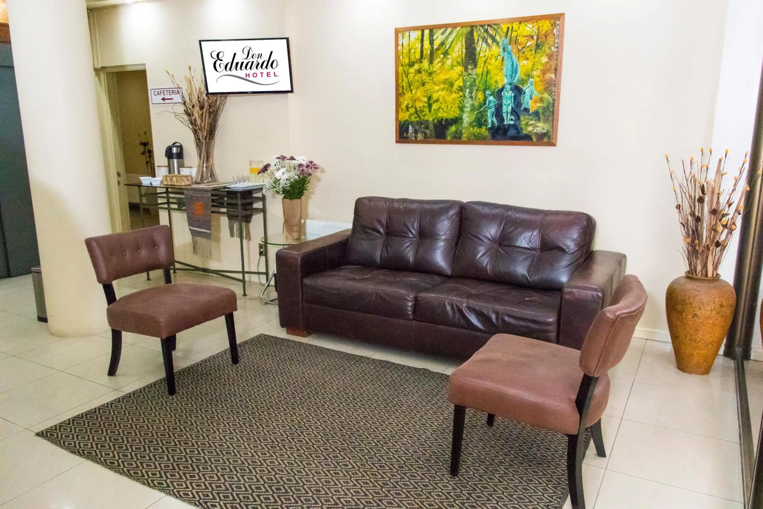 Lobby or reception in Hotel Don Eduardo