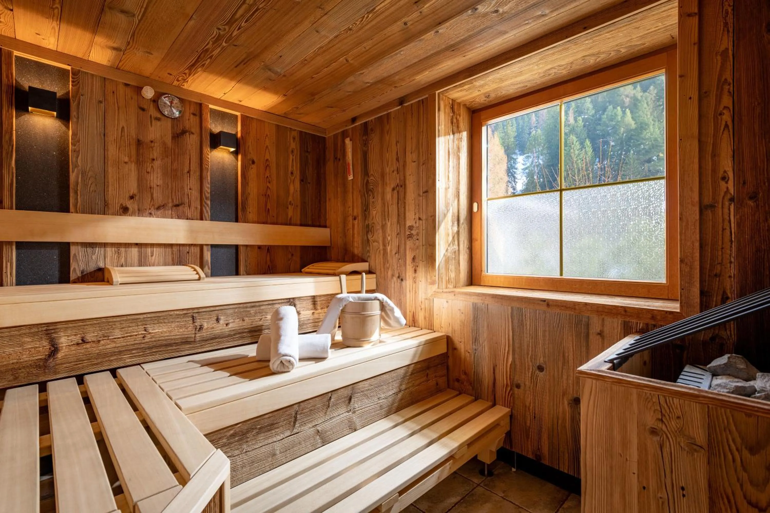 Sauna in Hotel Garni Forelle