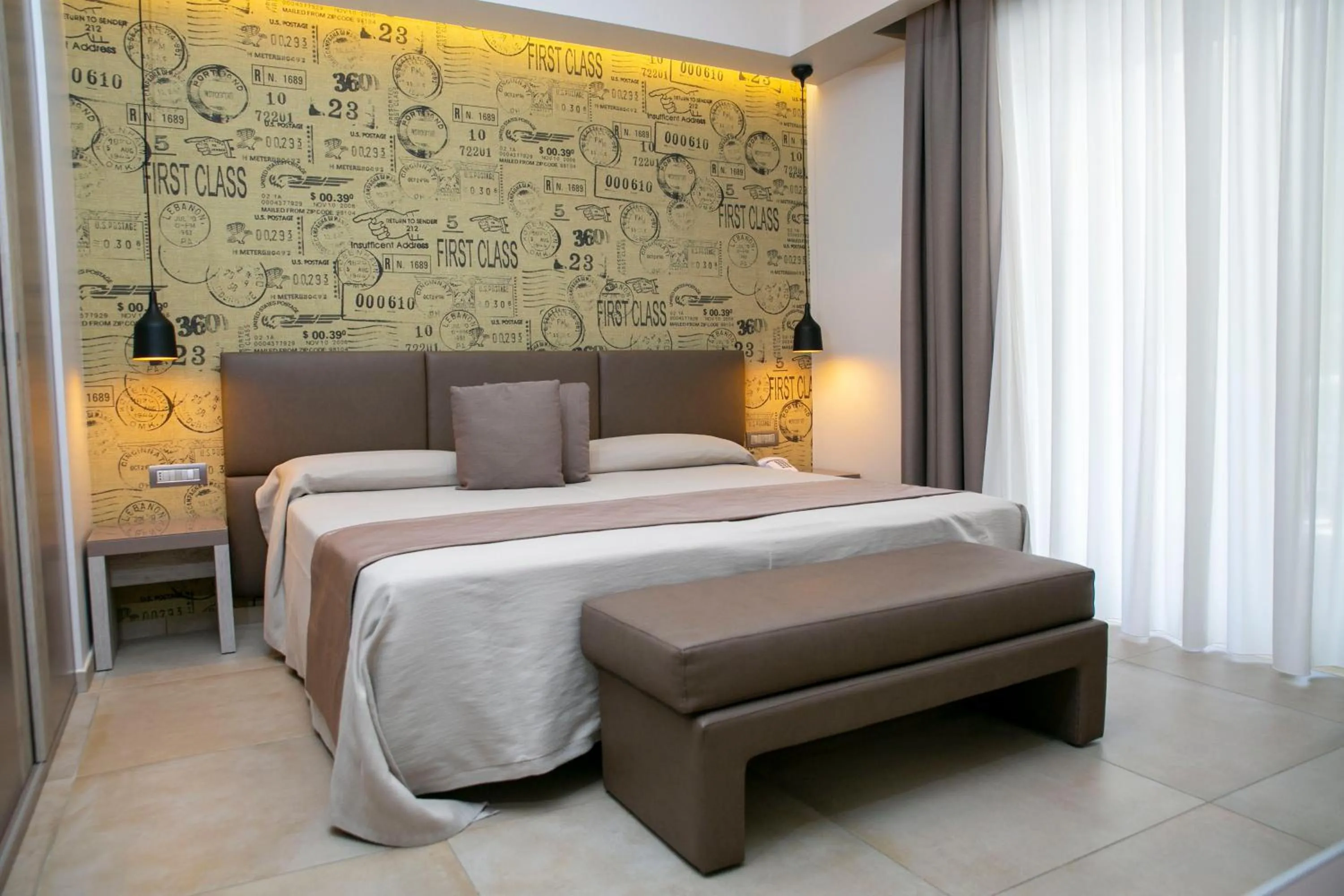 Bed in Hotel Pietra di Luna